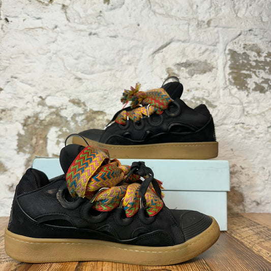Lanvin Curb Multicolor Lace Black Sneaker Sz 11 (44)