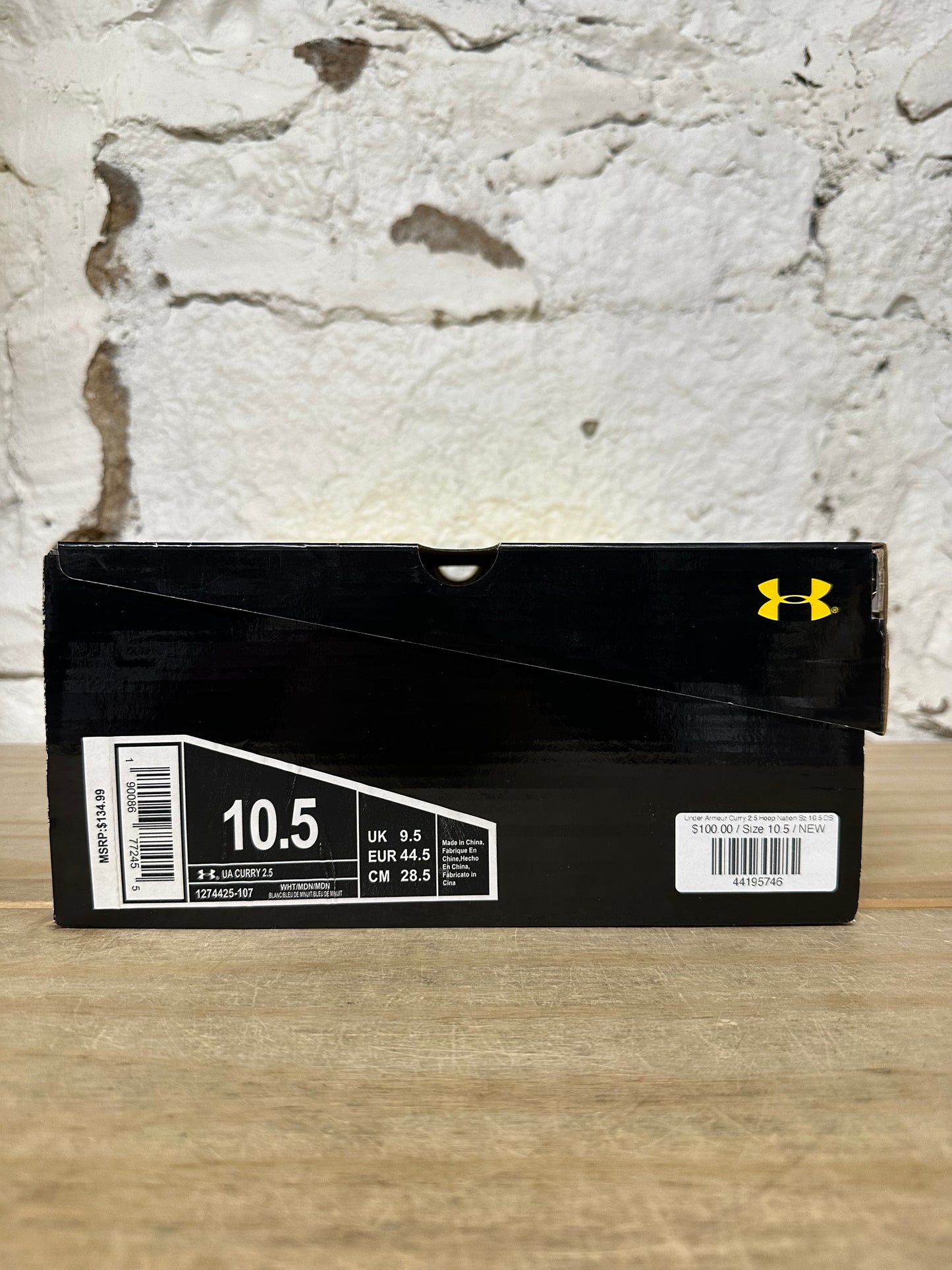 Under Armour Curry 2.5 Hoop Nation Sz 10.5 DS