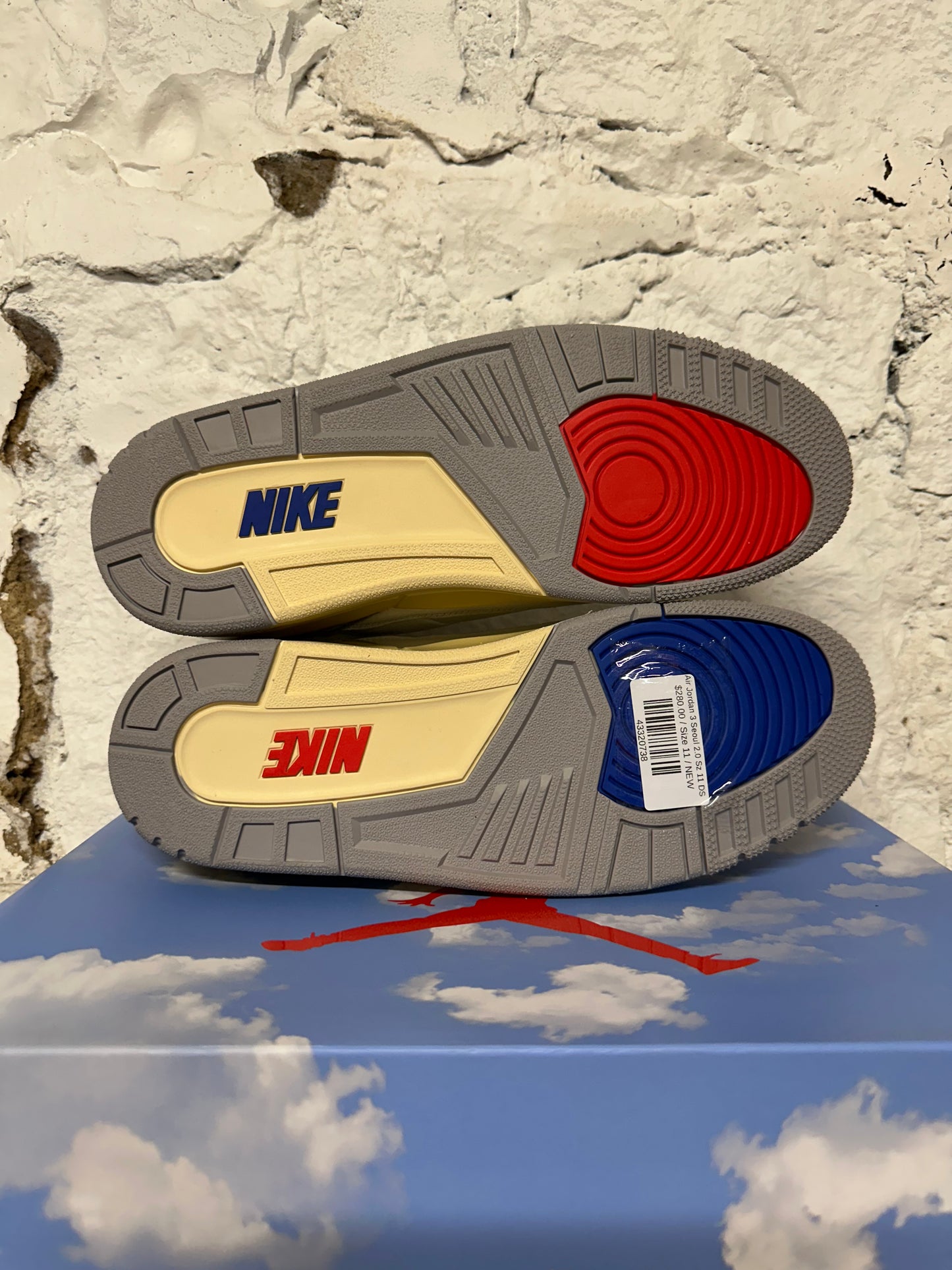 Air Jordan 3 Seoul 2.0 Sz 11 DS