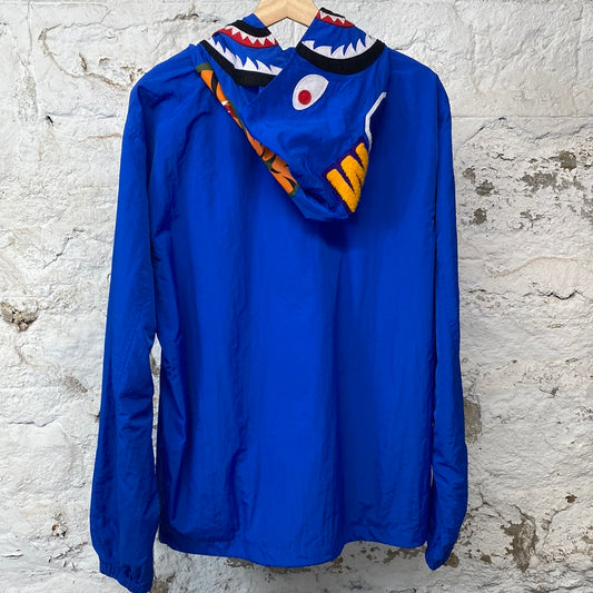Bape Blue Shark Jacket Sz L