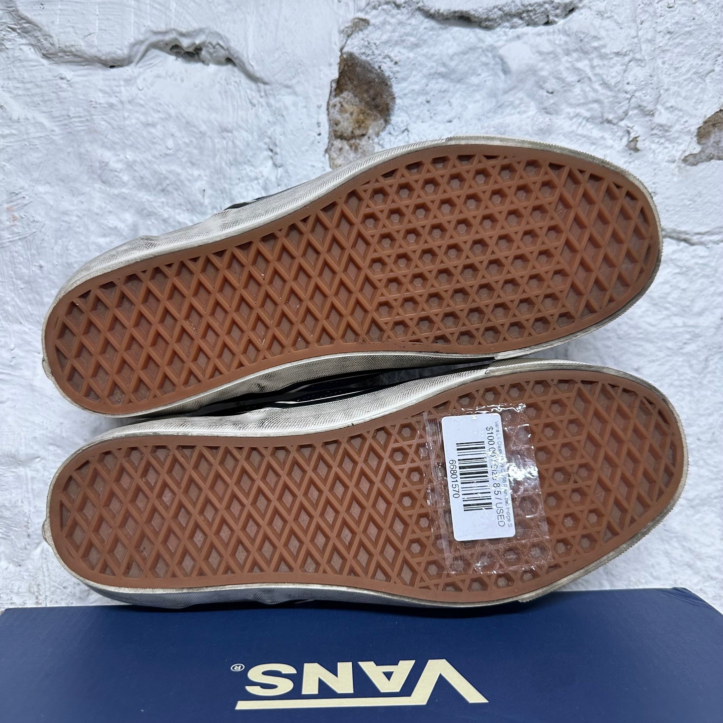 Vans LX Classic Slip On 98 Pearlized Indigo Sz 8.5