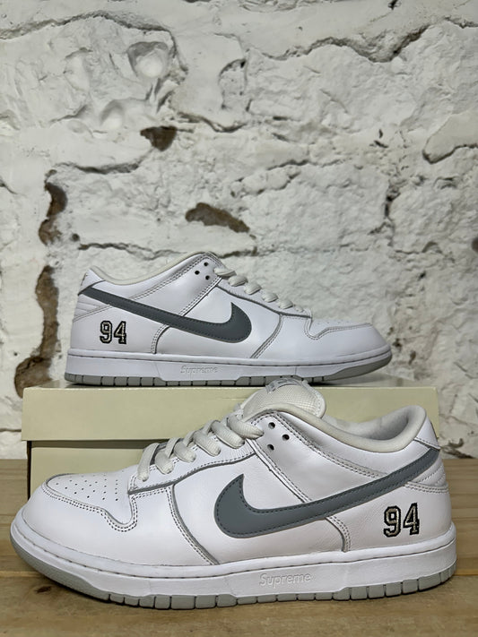 Nike Dunk Low Supreme White Sz 11