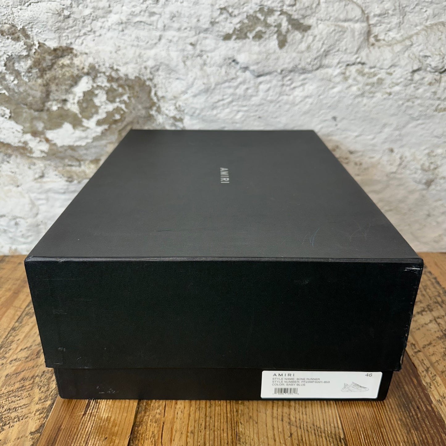Amiri Navy Bone Runner White Teal Sneaker Sz 13 (46)