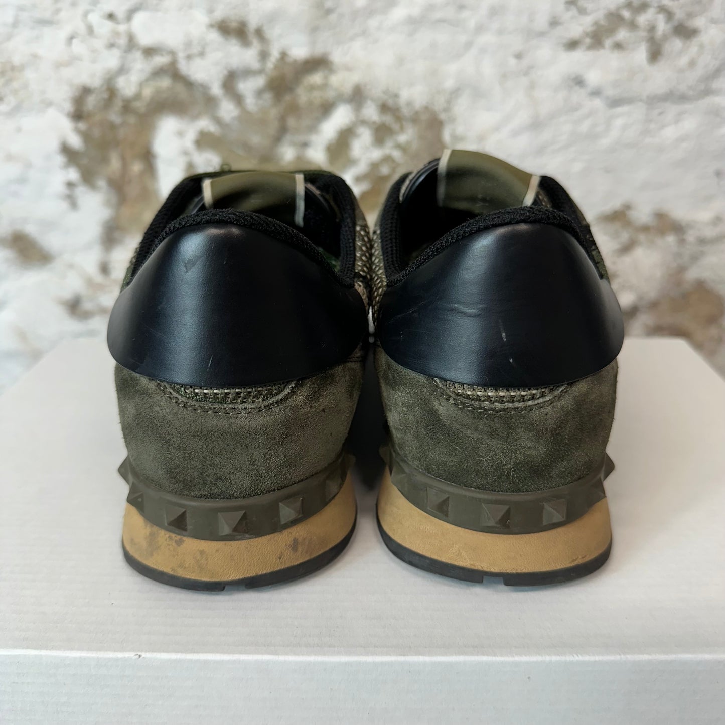 Valentino Green Camo Low Sneaker Sz 8 (41) No Box