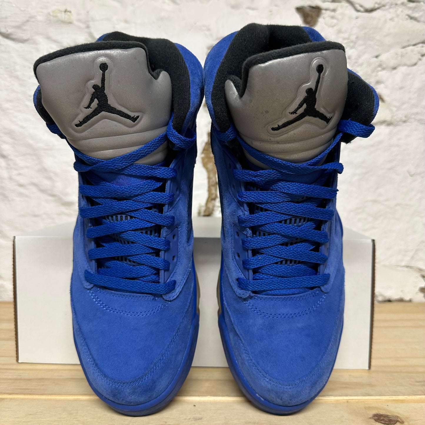 Air Jordan 5 Blue Suede Sz 11