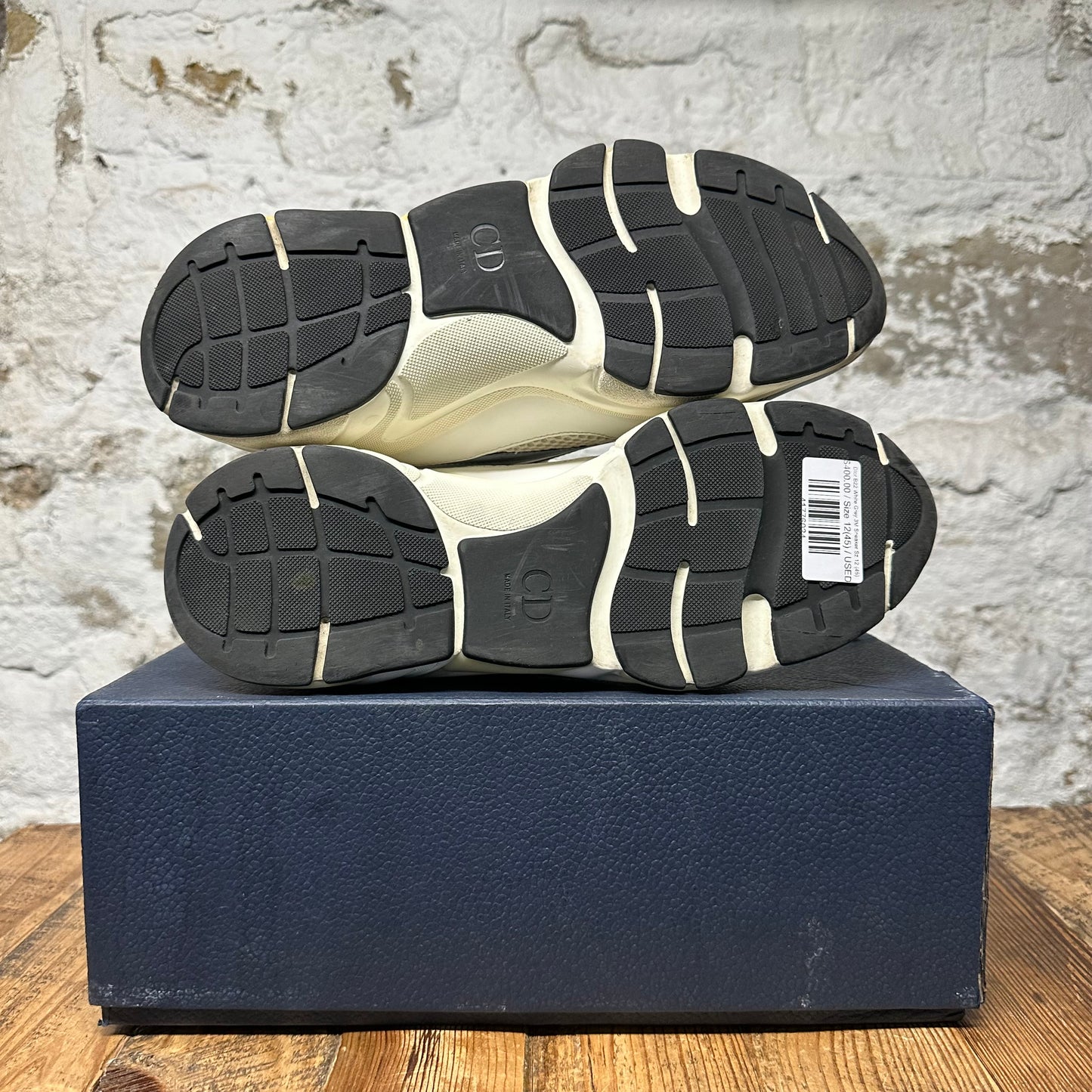Dior B22 White Grey 3M Sneaker Sz 12 (45)