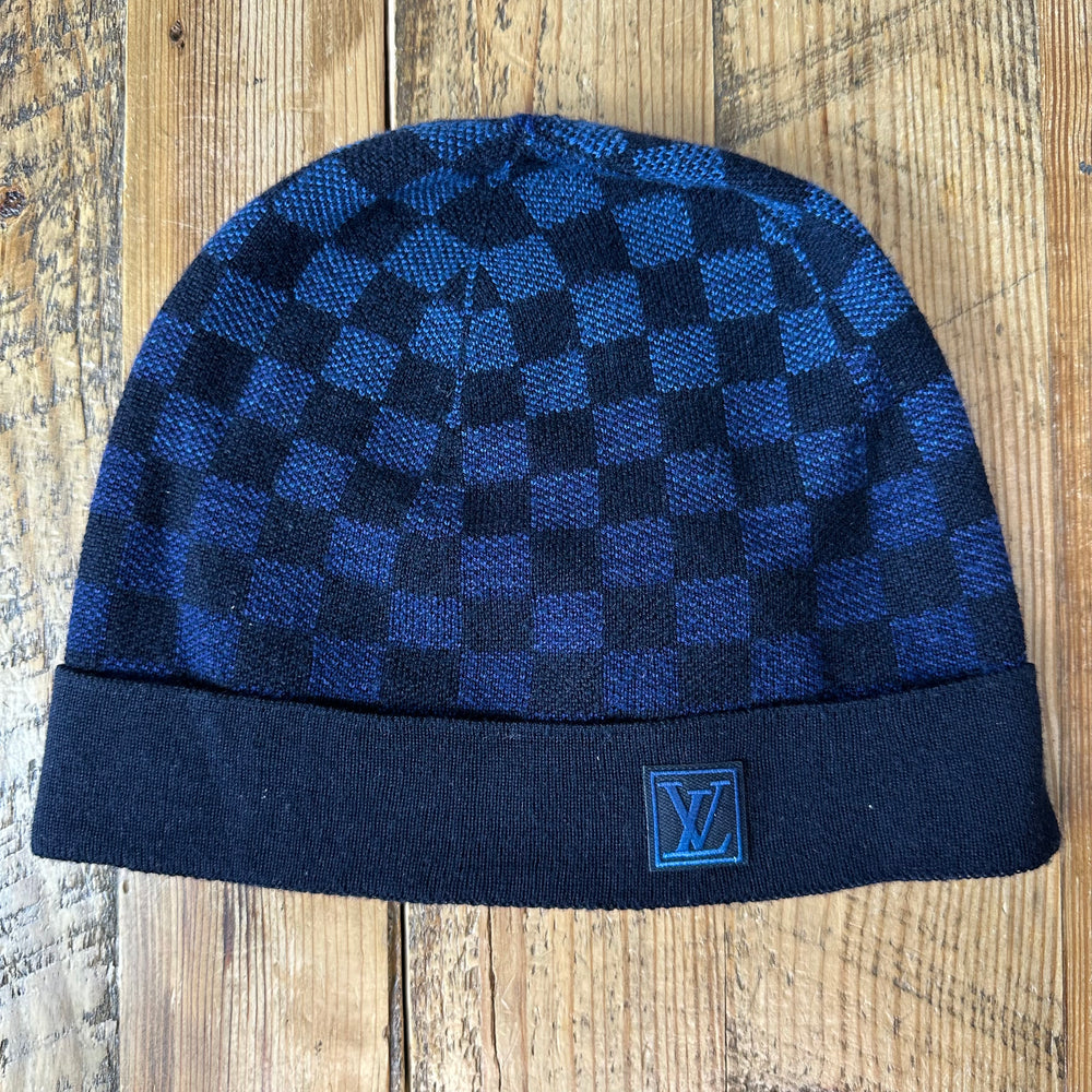 Louis Vuitton Navy Damier Gradient Beanie