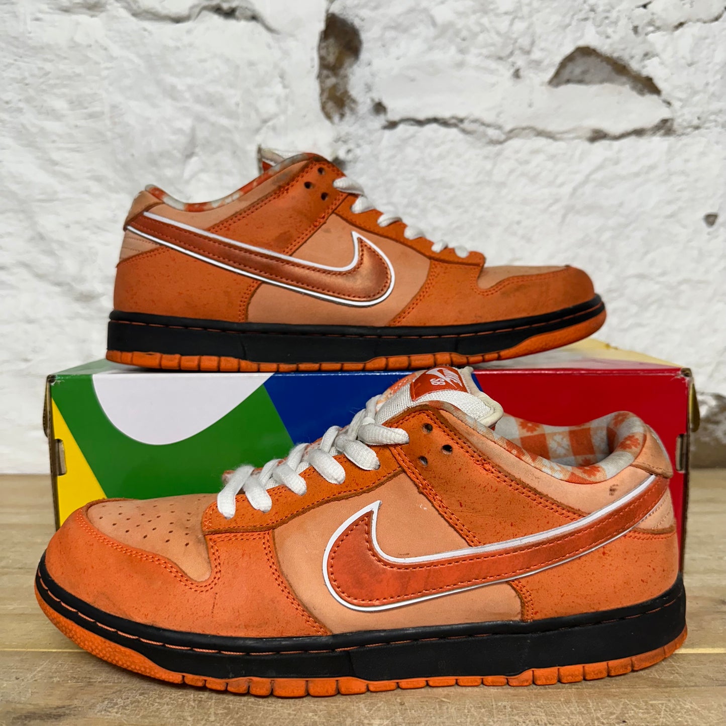 Nike SB Dunk Low Concepts Orange Lobster Sz 10