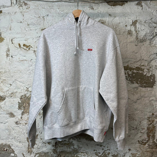 Supreme Small Box Logo Hoodie Grey Sz M