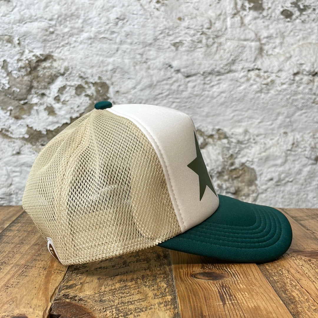 Bape Green Tan Trucker Hat