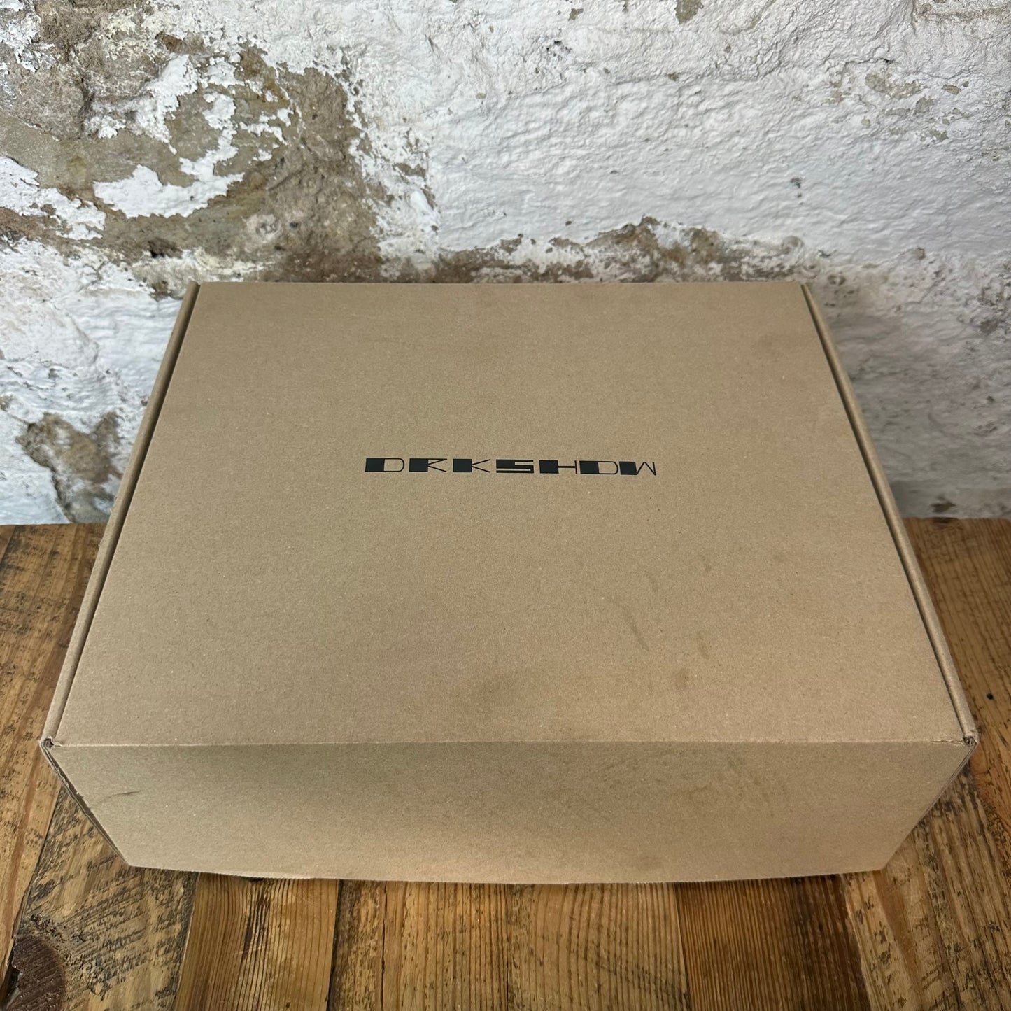 Rick Owens DRKSHDW Abstract Dark Dust Milk Sneaker Sz 9 (42) DS