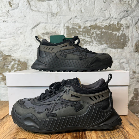Off-White ODSY 1000 Black Purple Sneaker Sz 8 (41)