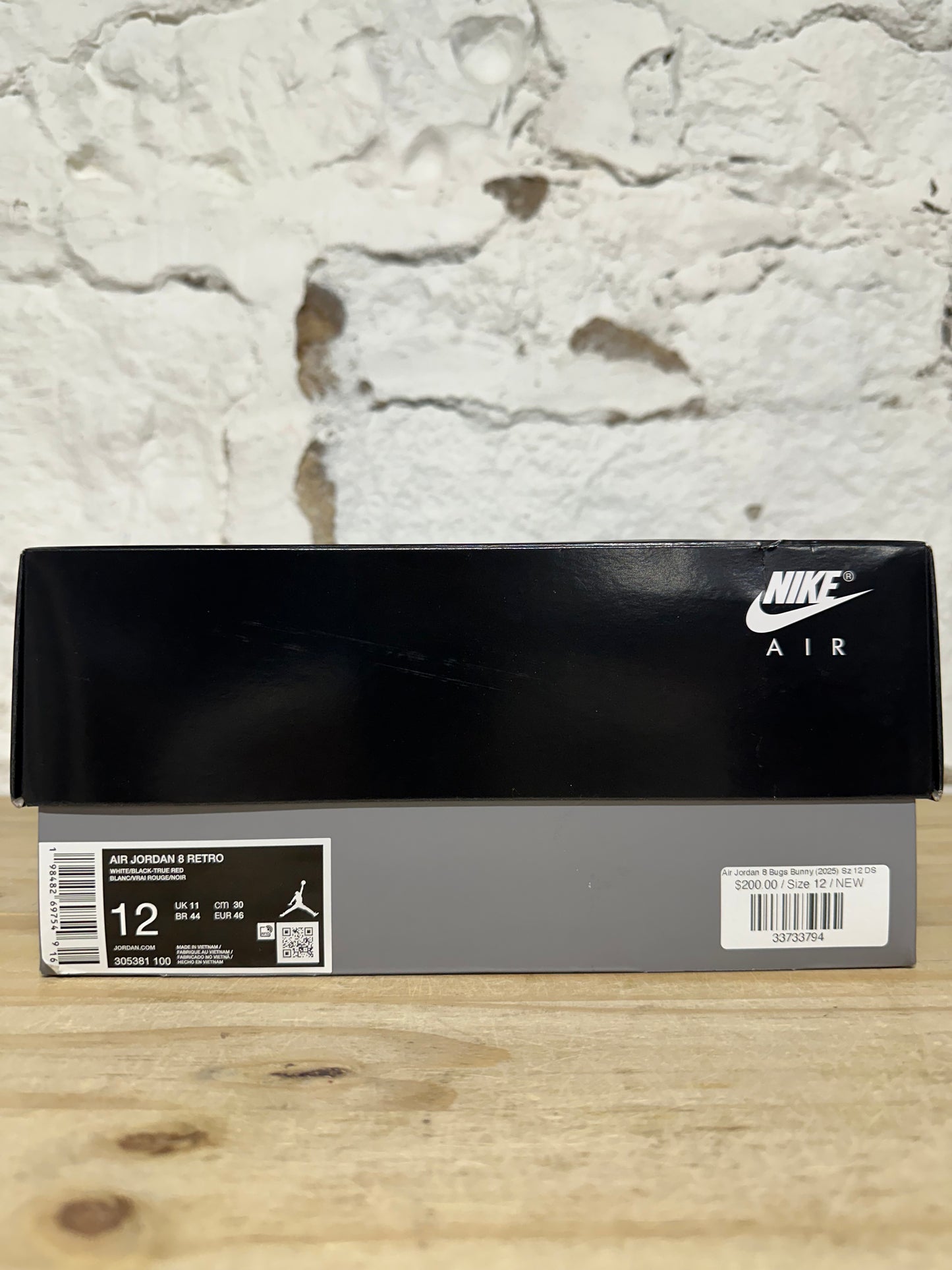 Air Jordan 8 Bugs Bunny (2025) Sz 12 DS