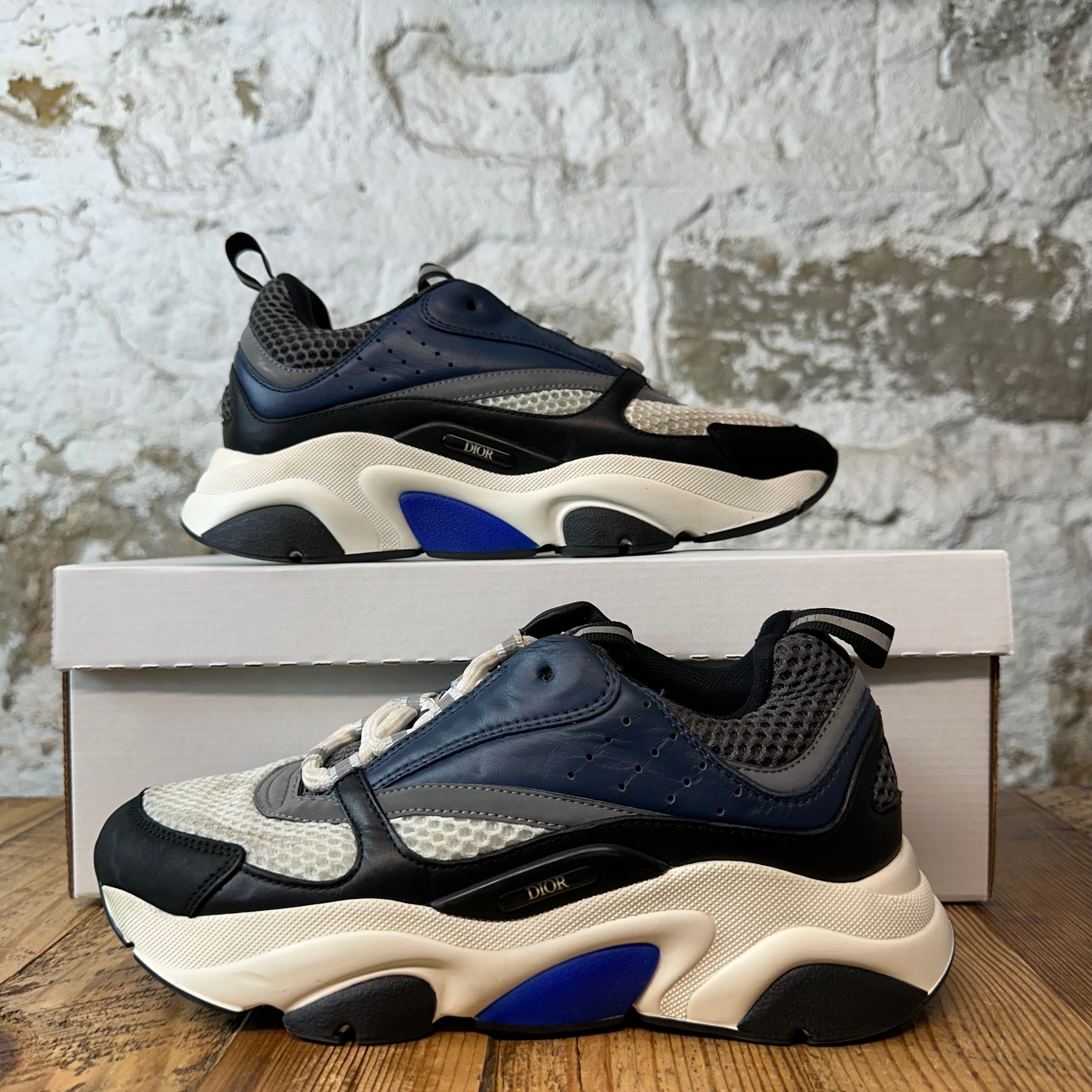 Dior B22 Blue White Black Sneaker Sz 6 (38)