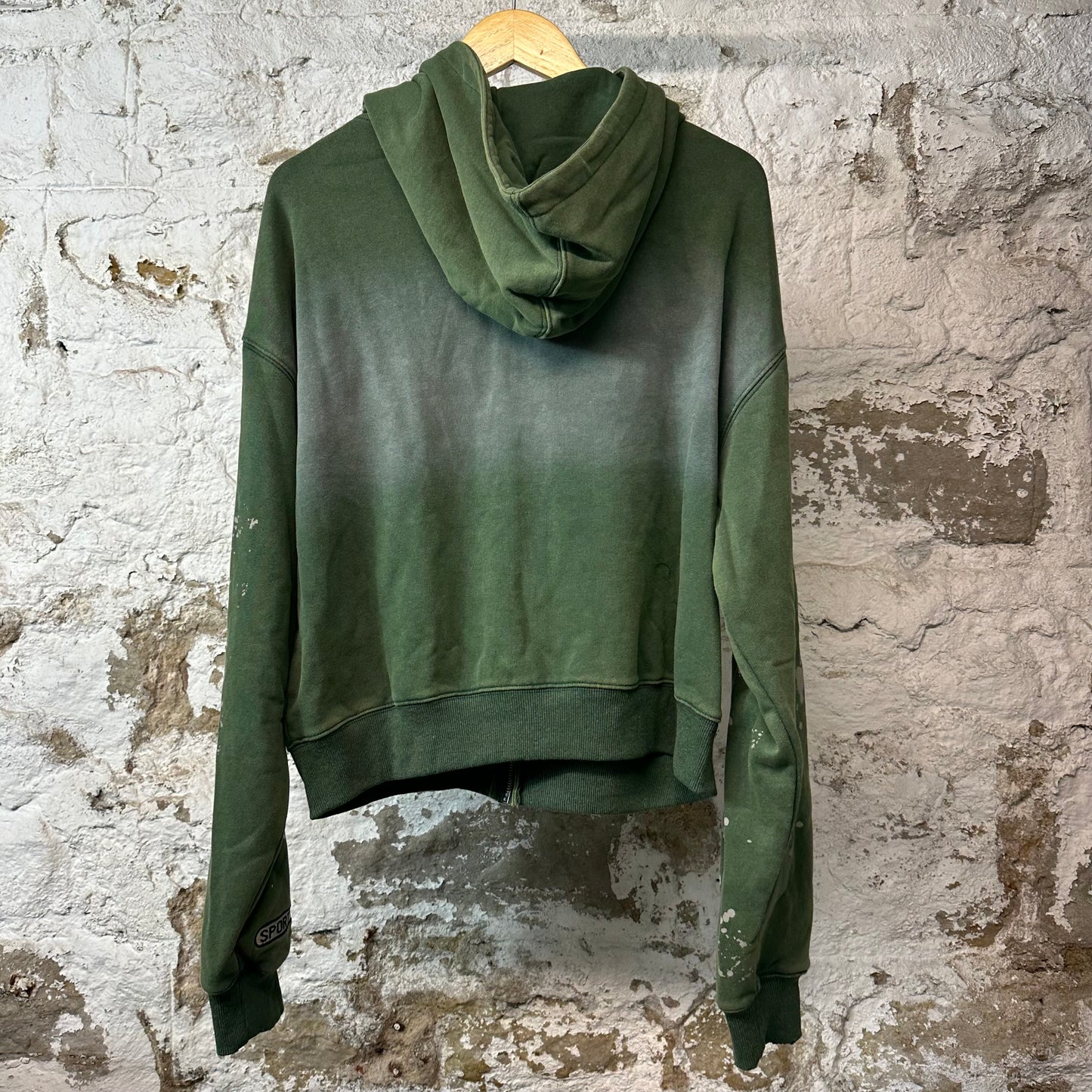 Vale Pine Paint Zip Up Hoodie