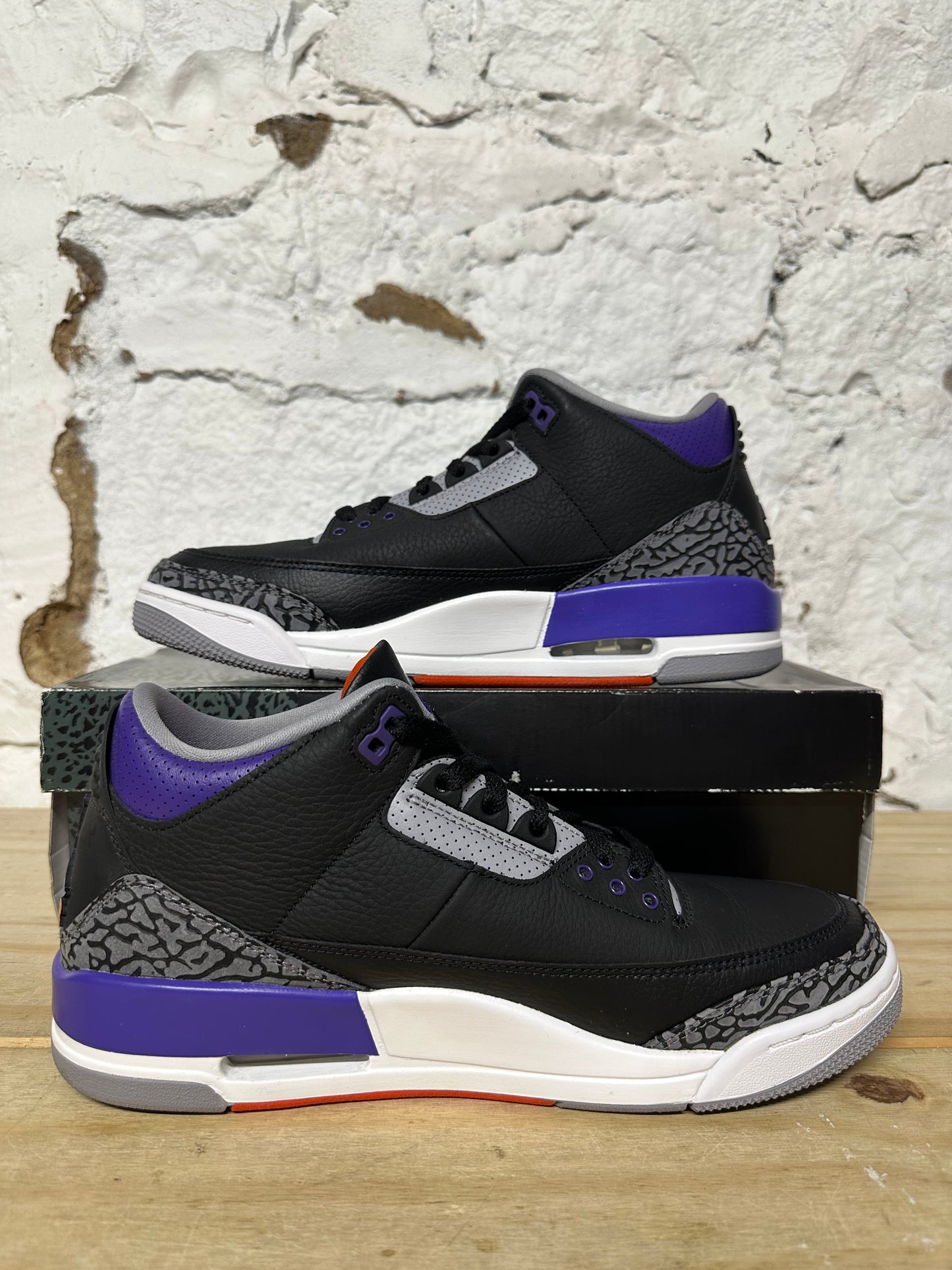 Air Jordan 3 Court Purple Sz 9.5