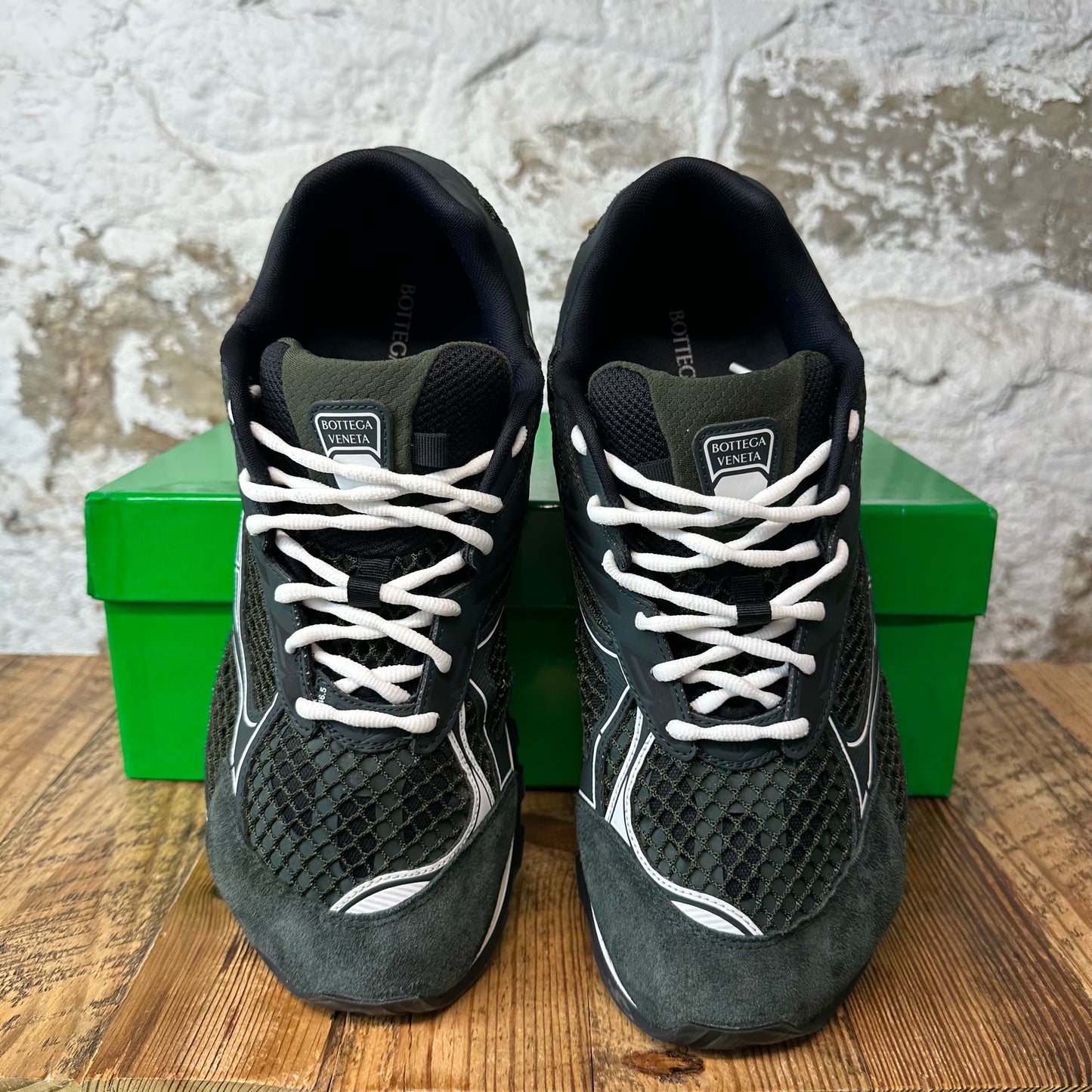 Bottega Veneta Dark Green Orbit Sneaker Sz 14 (47)