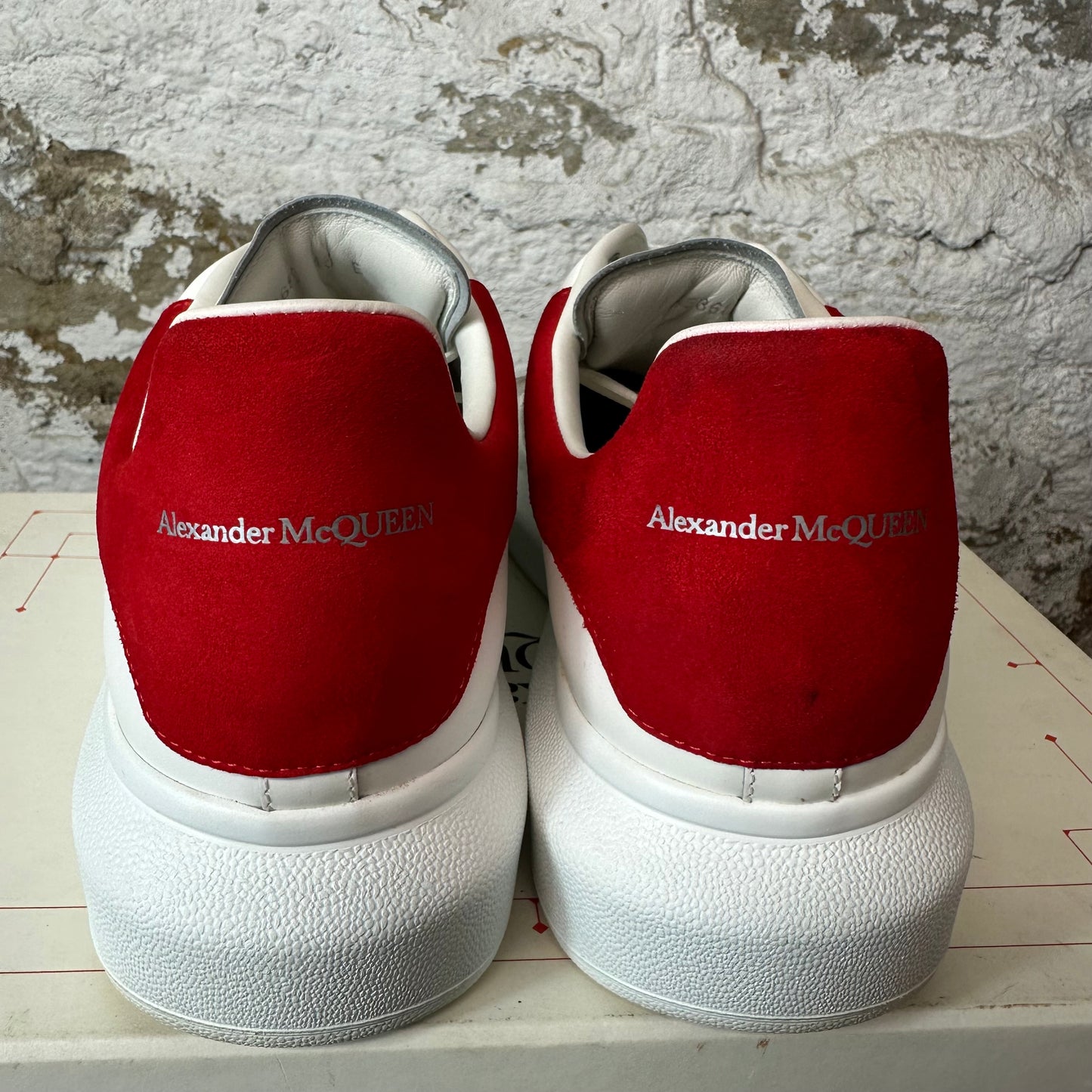 Alexander McQueen Red Tab White Sneaker Sz 12 (45)