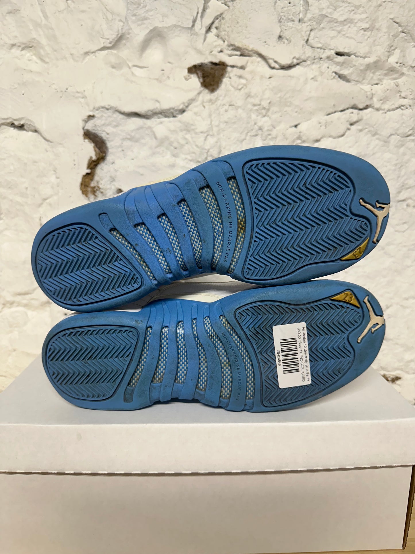 Air Jordan 12 University Blue Sz 7Y