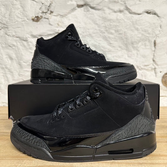 Air Jordan 3 Black Cat Sz 10.5