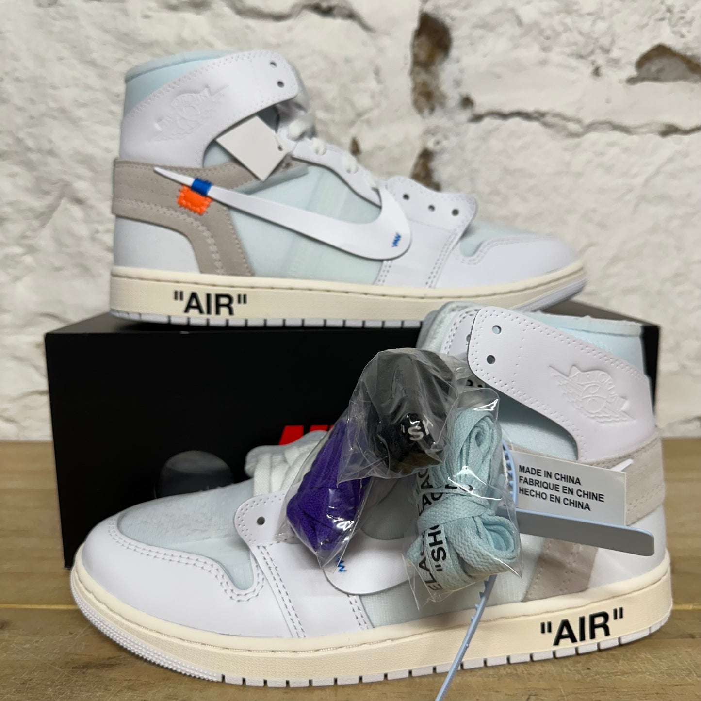 Air Jordan 1 High Virgil Abloh Archive Alaska Sz 10.5 DS