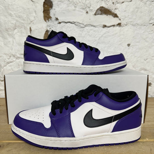 Air Jordan 1 Low Court Purple Sz 8.5