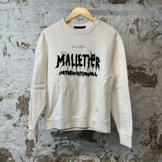 Louis Vuitton Malletier Crewneck White Sz M