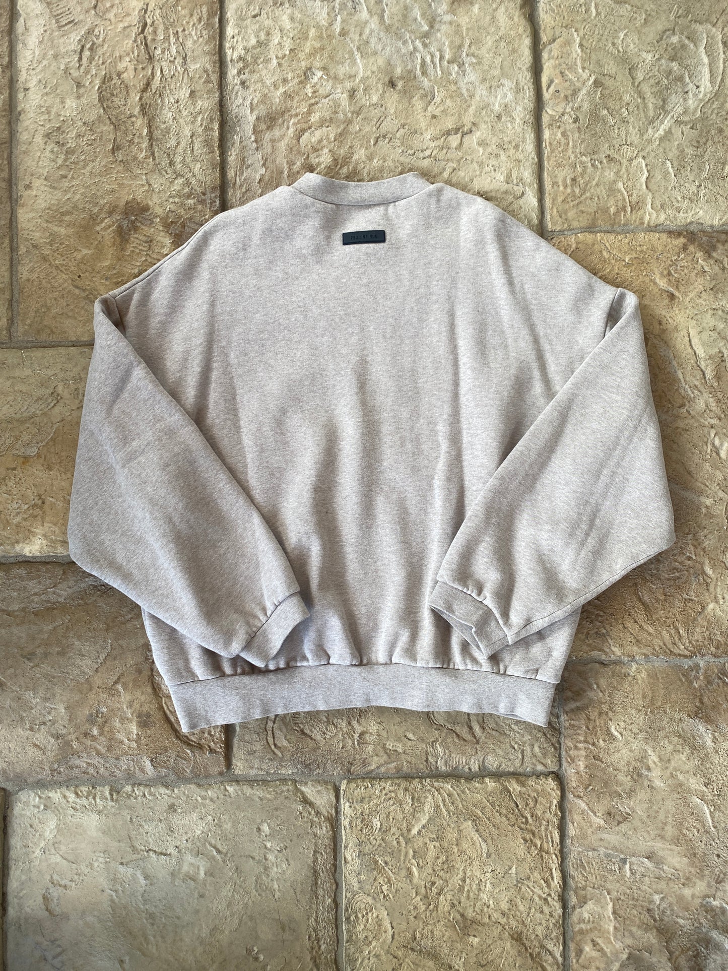 Fear of God Essentials Heather Grey Crewneck Sz L