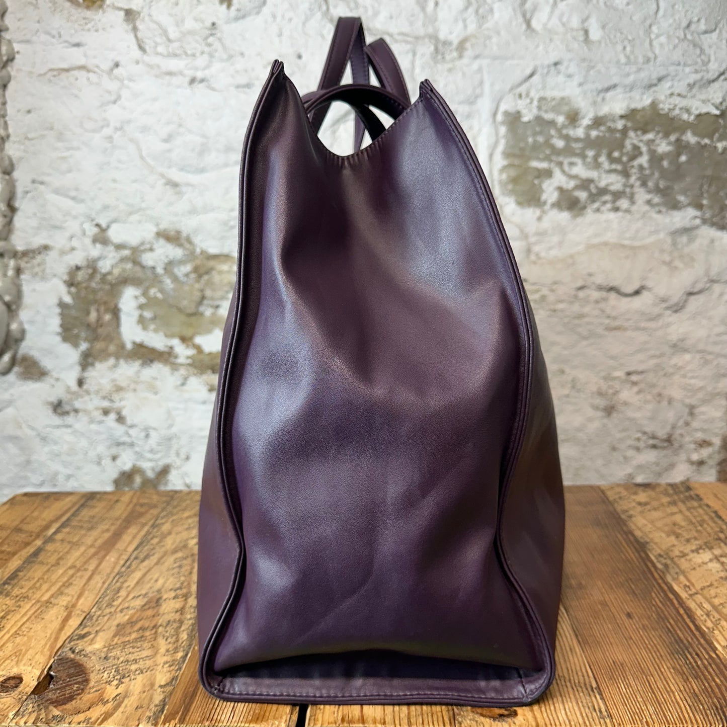 Telfar Large Eggplant Shopping Bag
