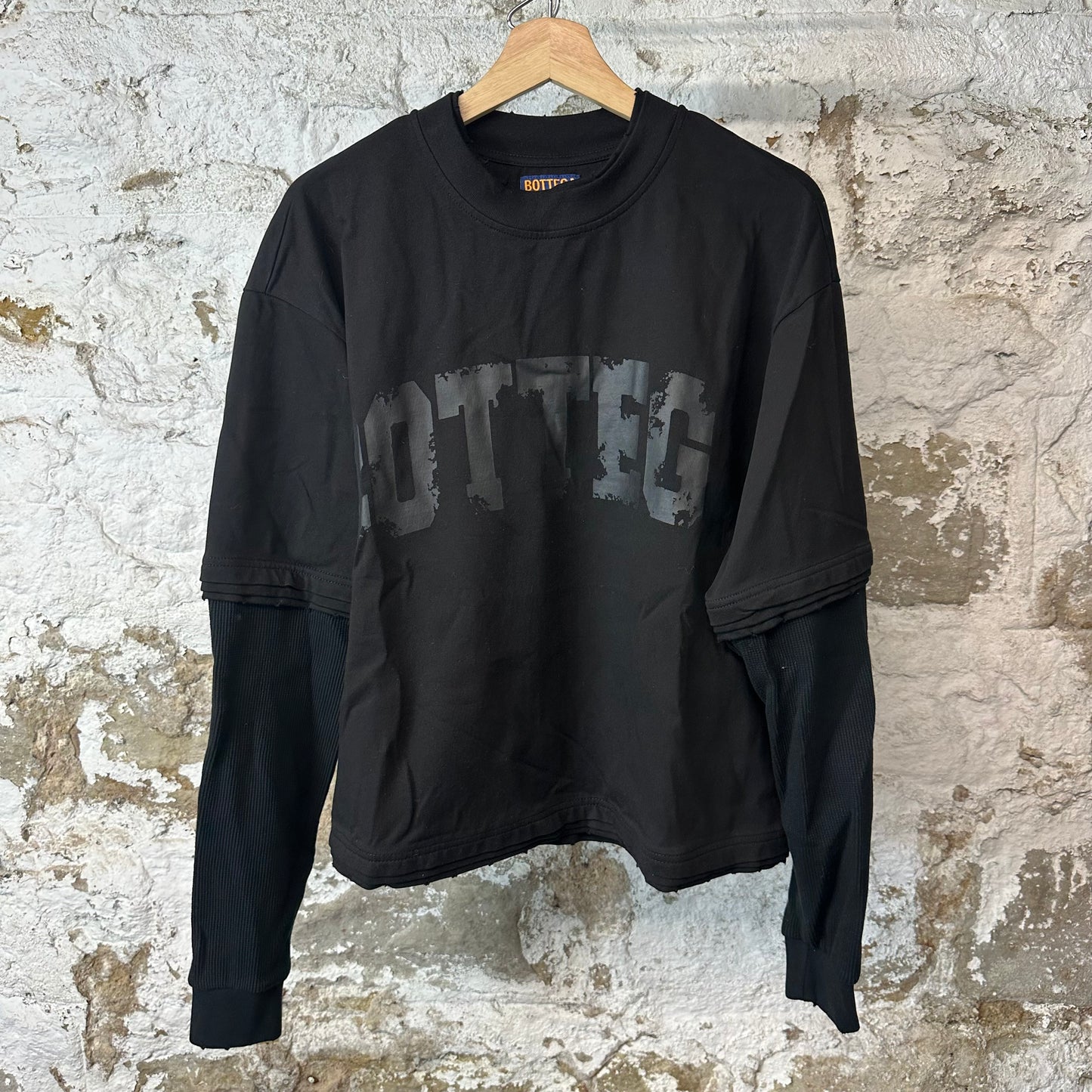 Bottega Desires War Black Thermal Long Sleeve Sz S