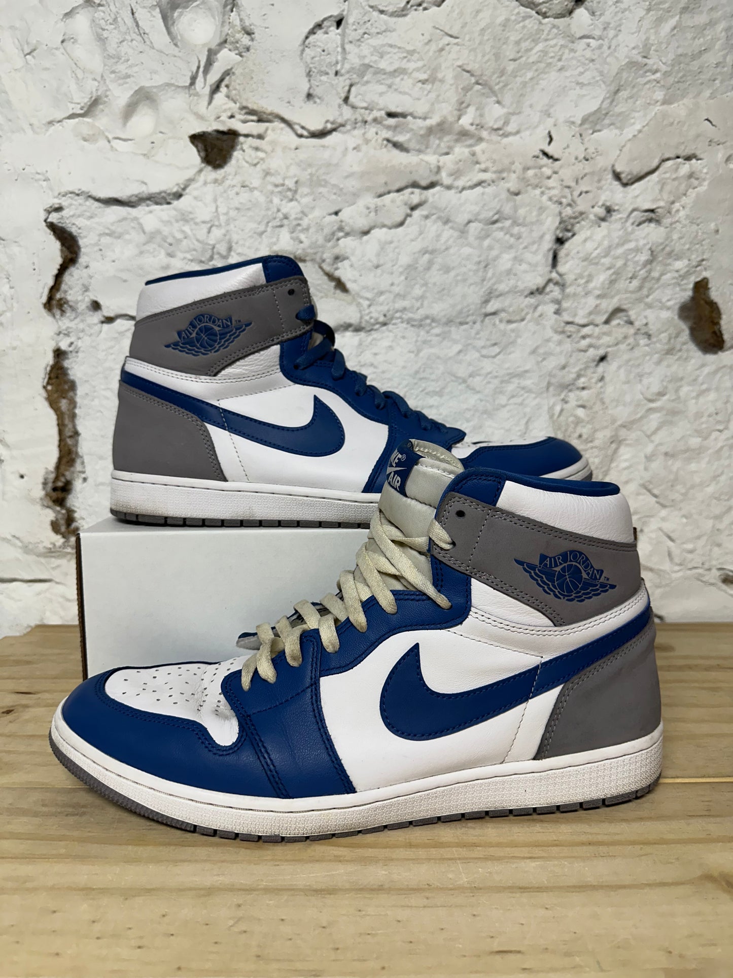 Air Jordan 1 High True Blue Sz 15