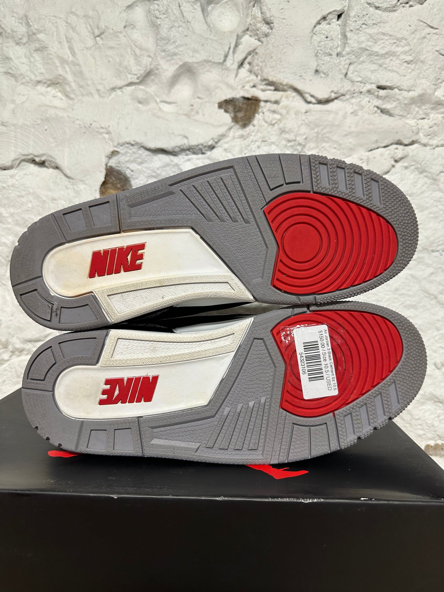 Air Jordan 3 Black Cement Sz 10.5