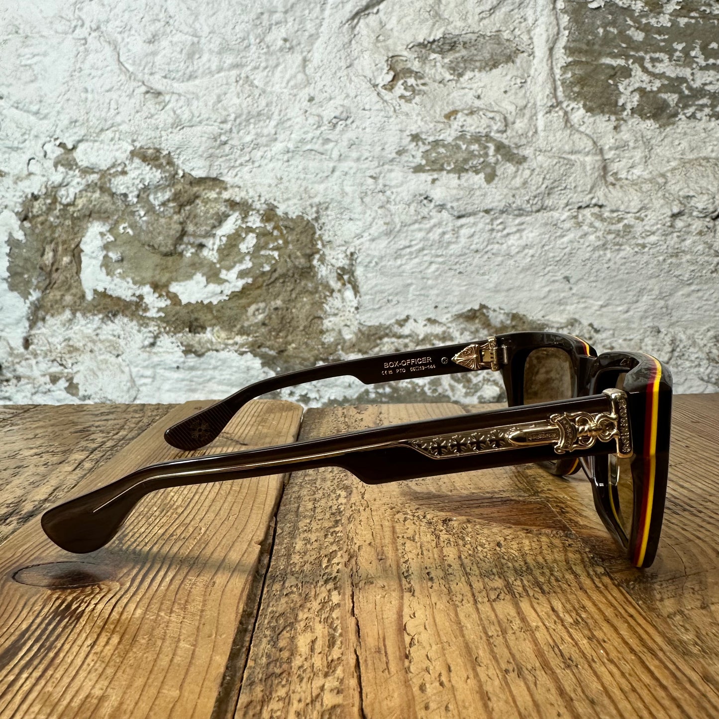 Chrome Hearts Box Officer Sunglasses W/ Case