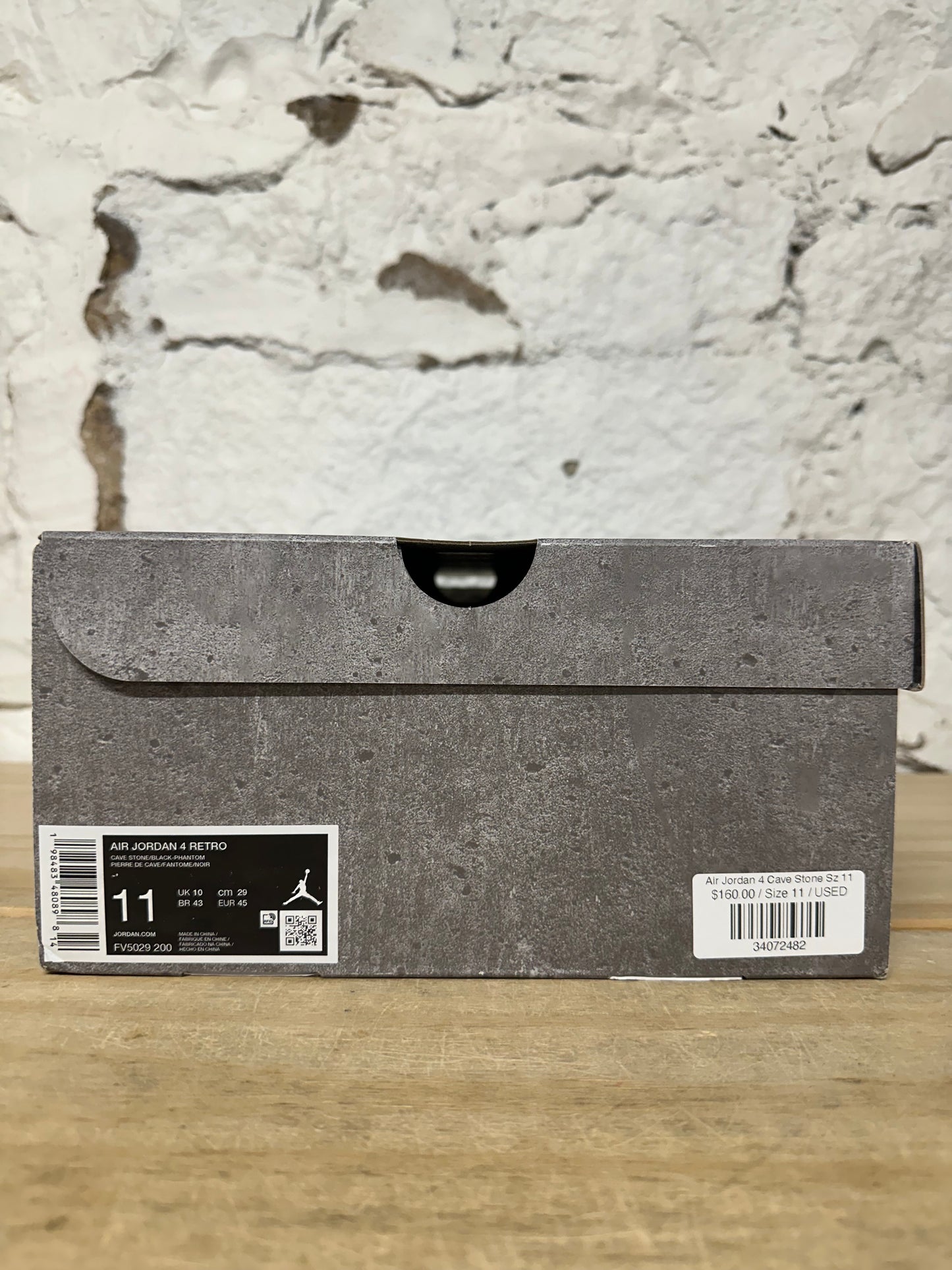 Air Jordan 4 Cave Stone Sz 11