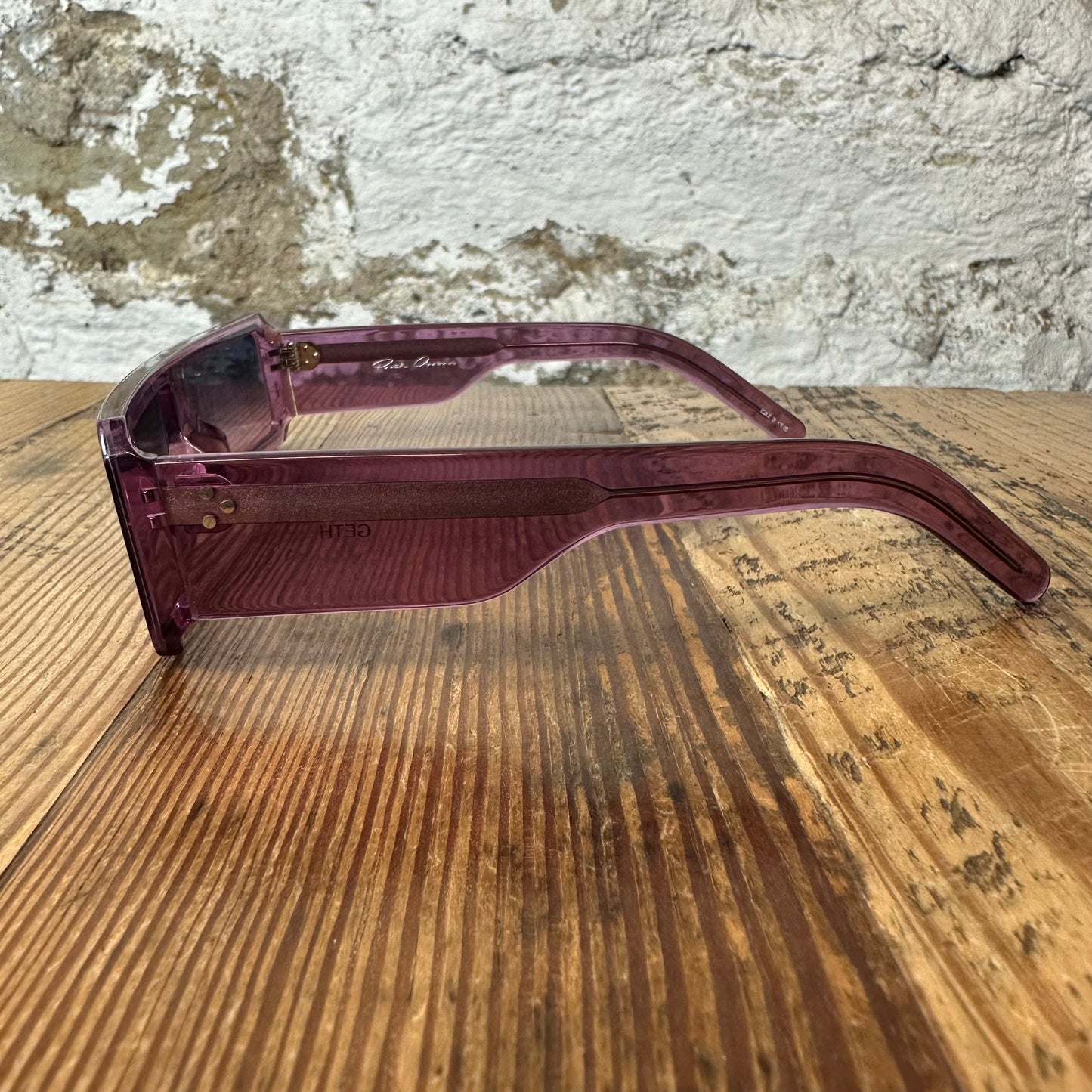 Rick Owens Violet Geth Sunglasses