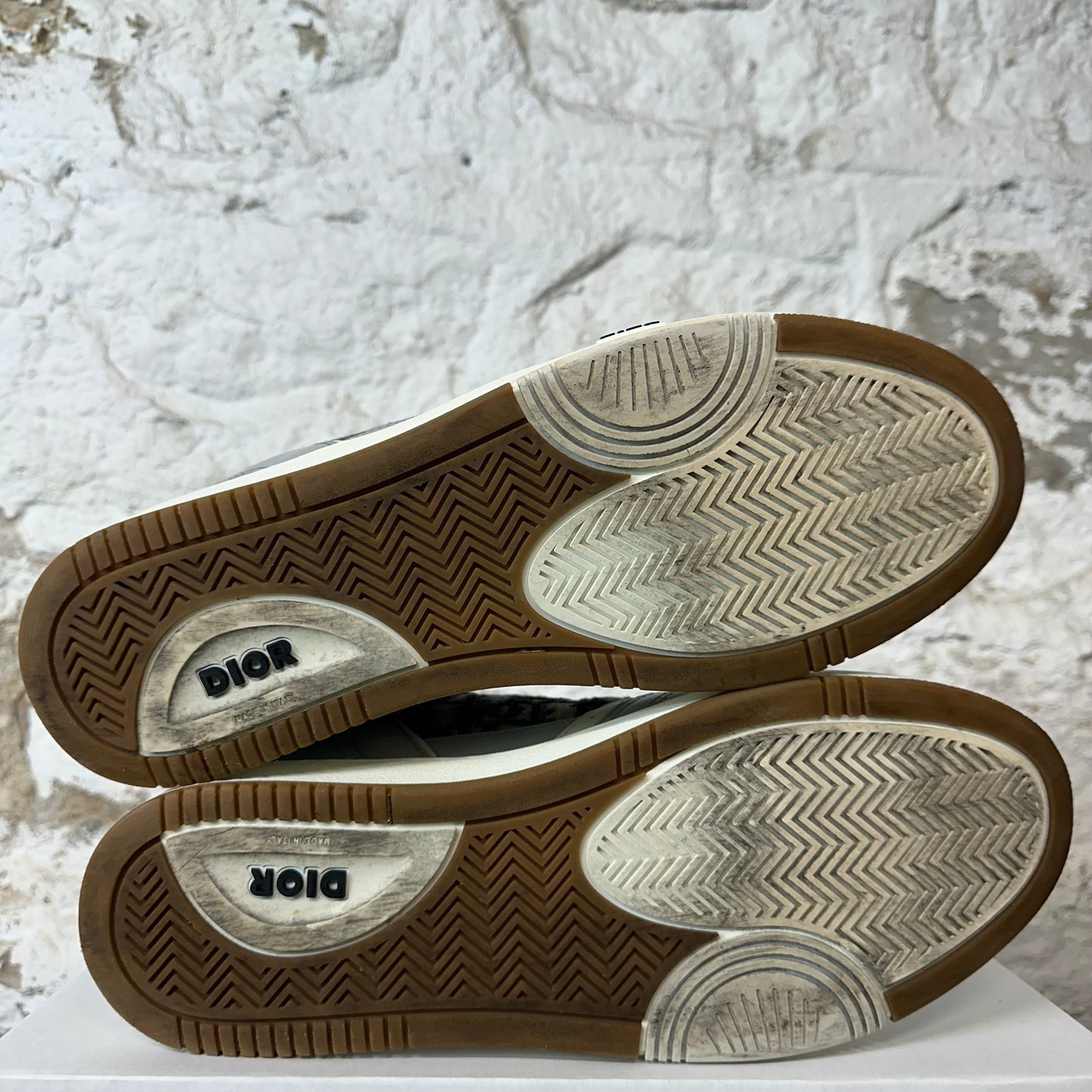 Dior B27 Oblique Grey White Sneaker Sz 12.5 (45.5)