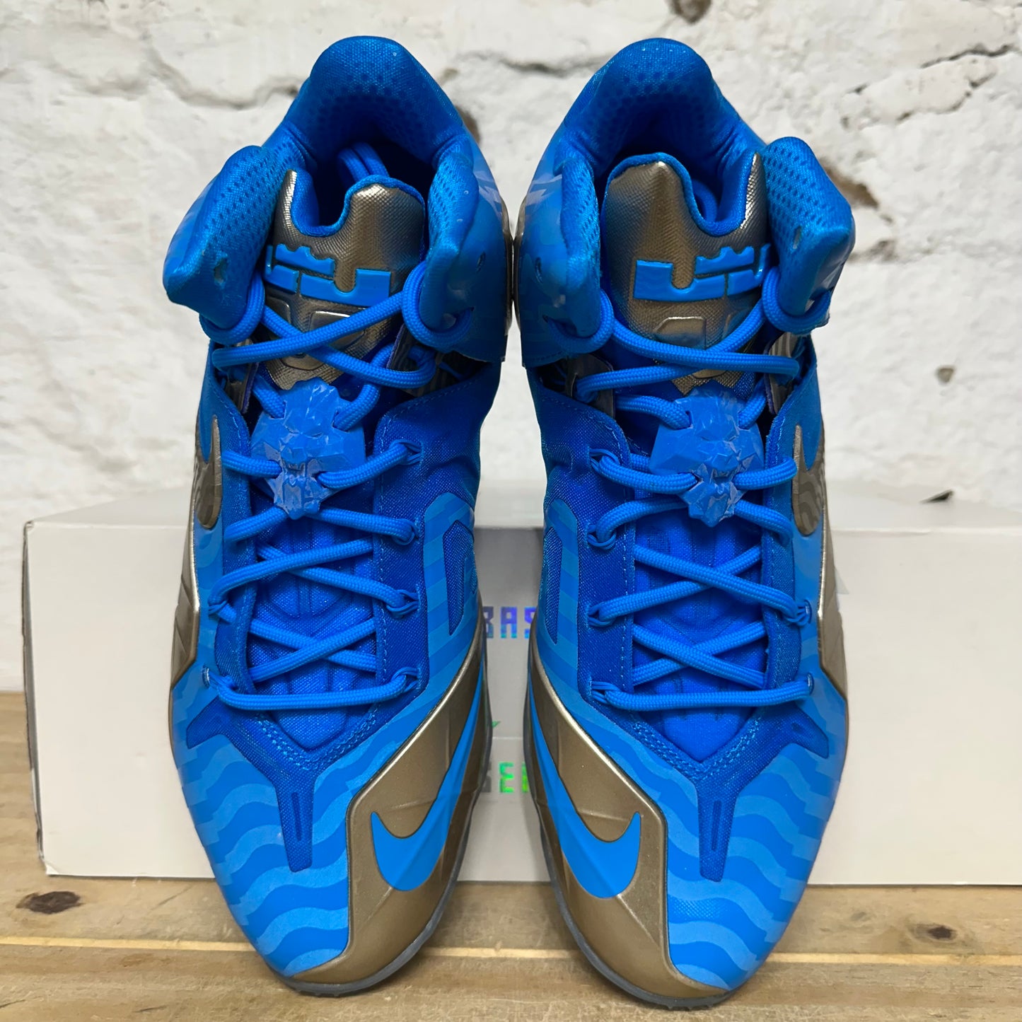 Nike LeBron 11 Elite Maison 3M Blue Sz 10 DS