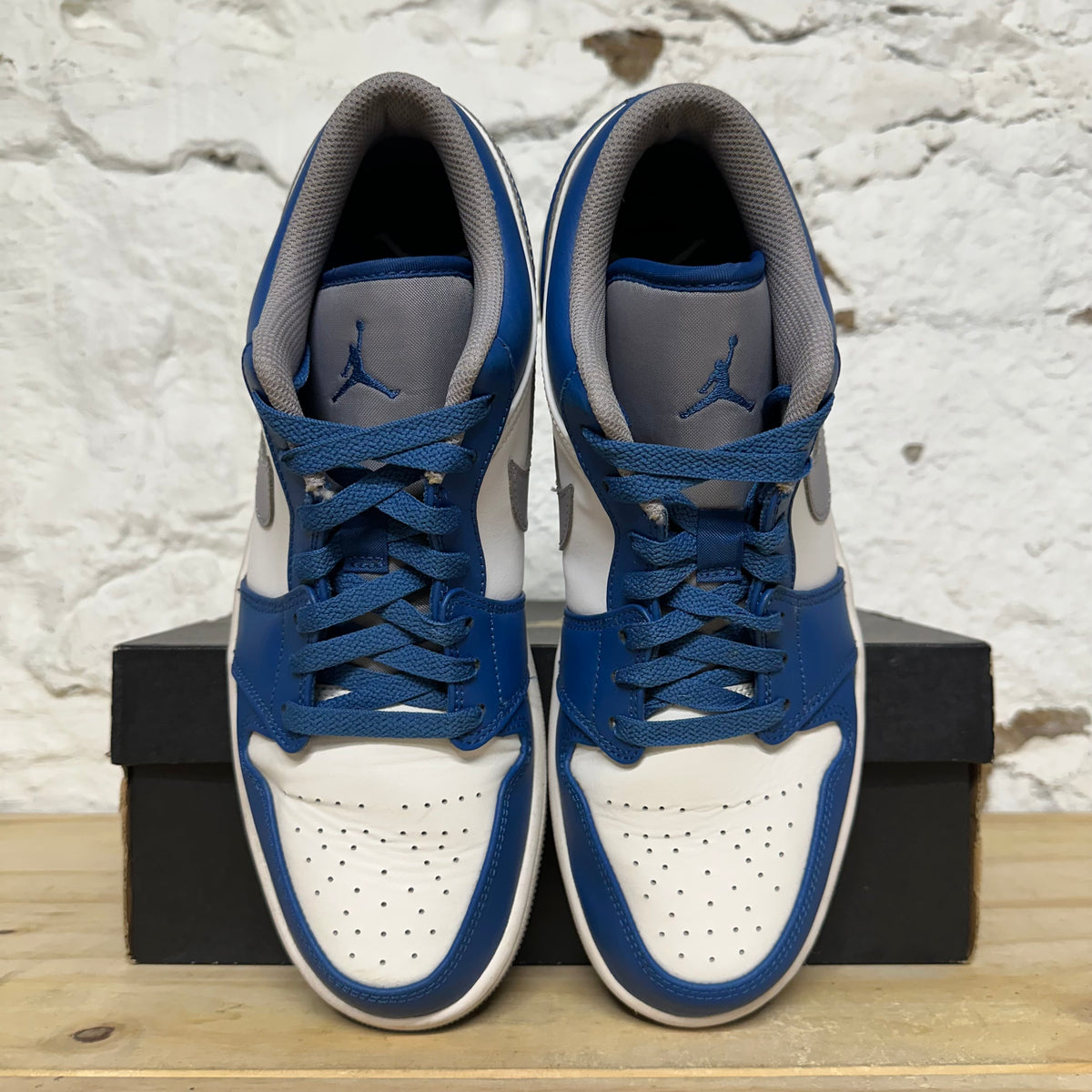 Air Jordan 1 Low True Blue Sz 10