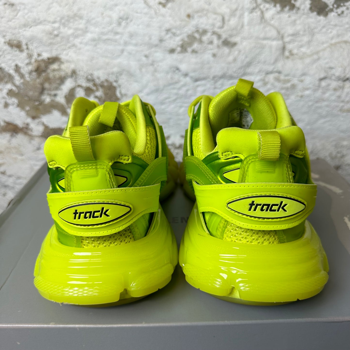 Balenciaga Track Runner Neon Yellow Sneaker Sz 11 (44)