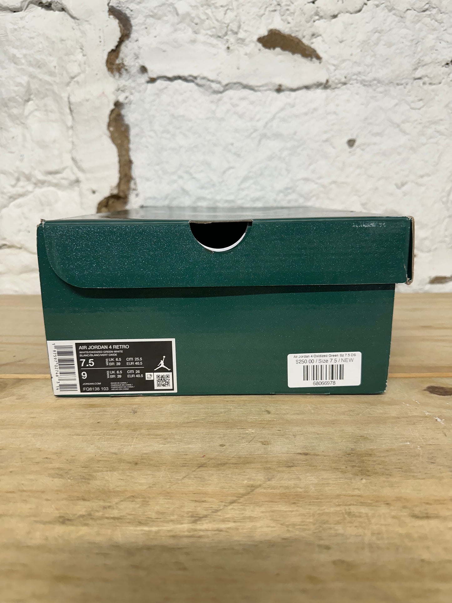 Air Jordan 4 Oxidized Green Sz 7.5 DS