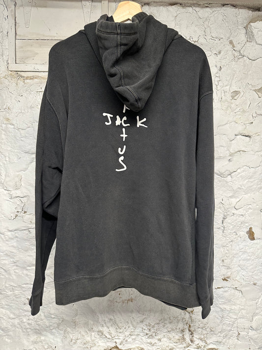 Travis Scott Jordan Flames Hoodie Sz XL