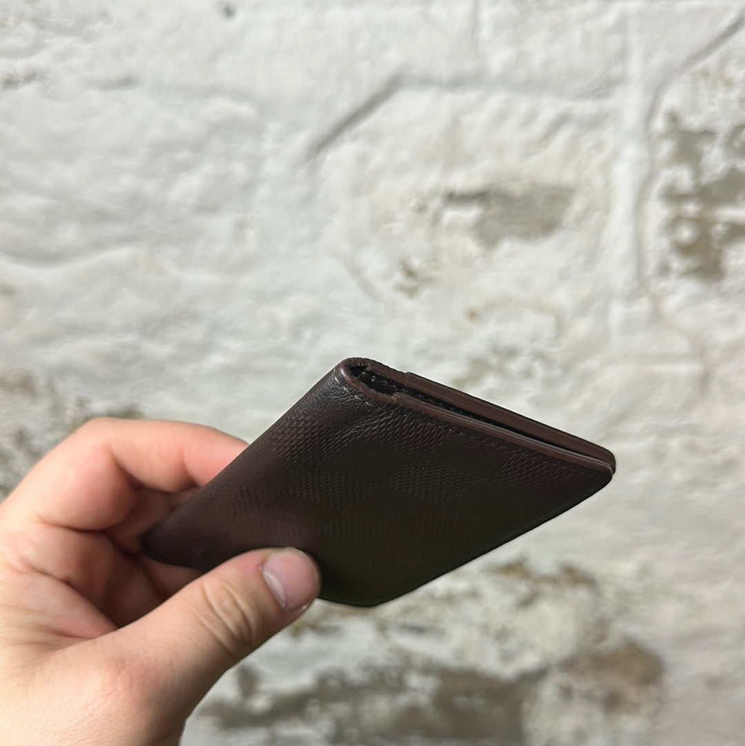 Louis Vuitton Brown Embossed Damier Pocket Organizer