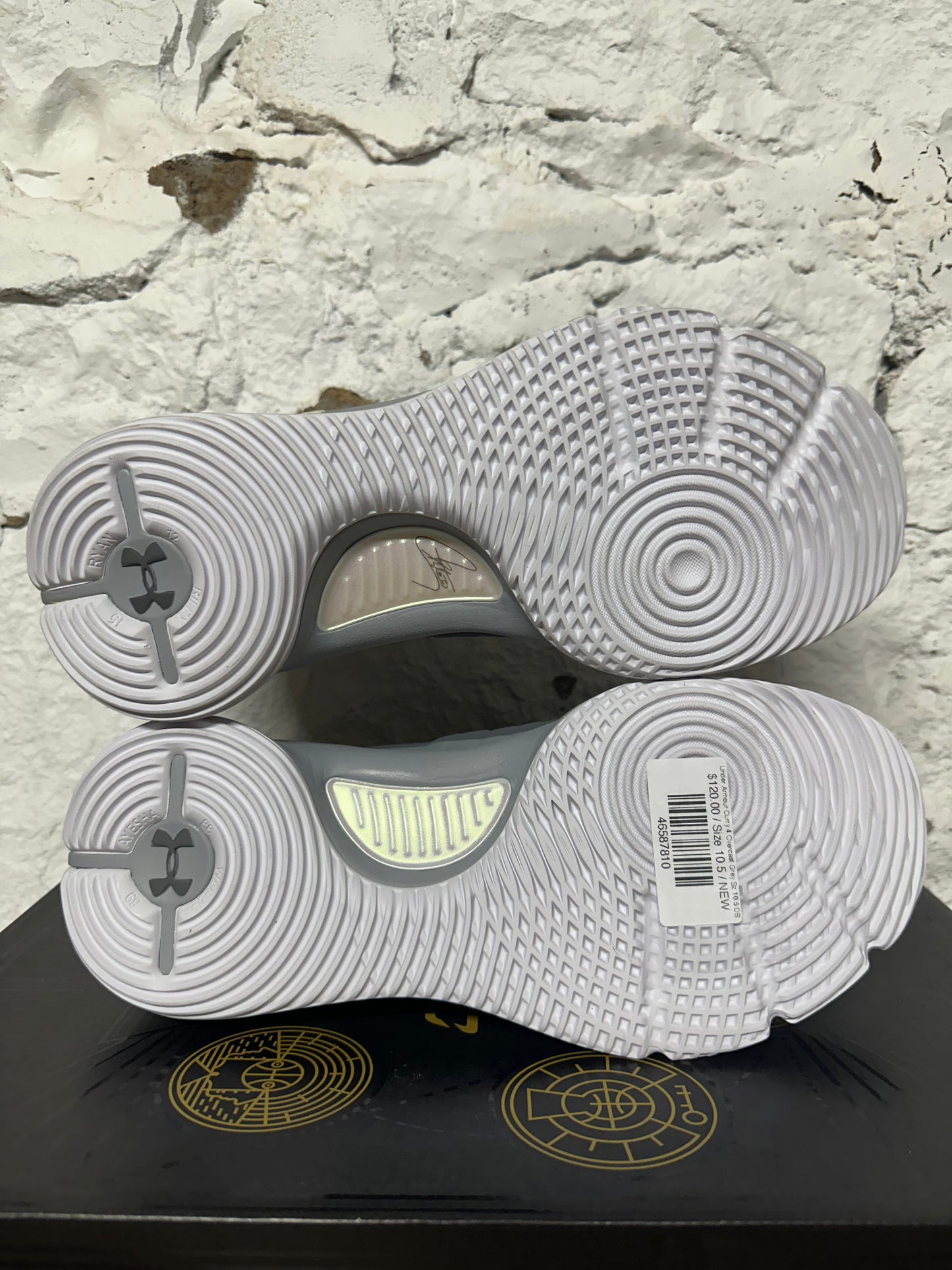 Under Armour Curry 4 Overcast Grey Sz 10.5 DS