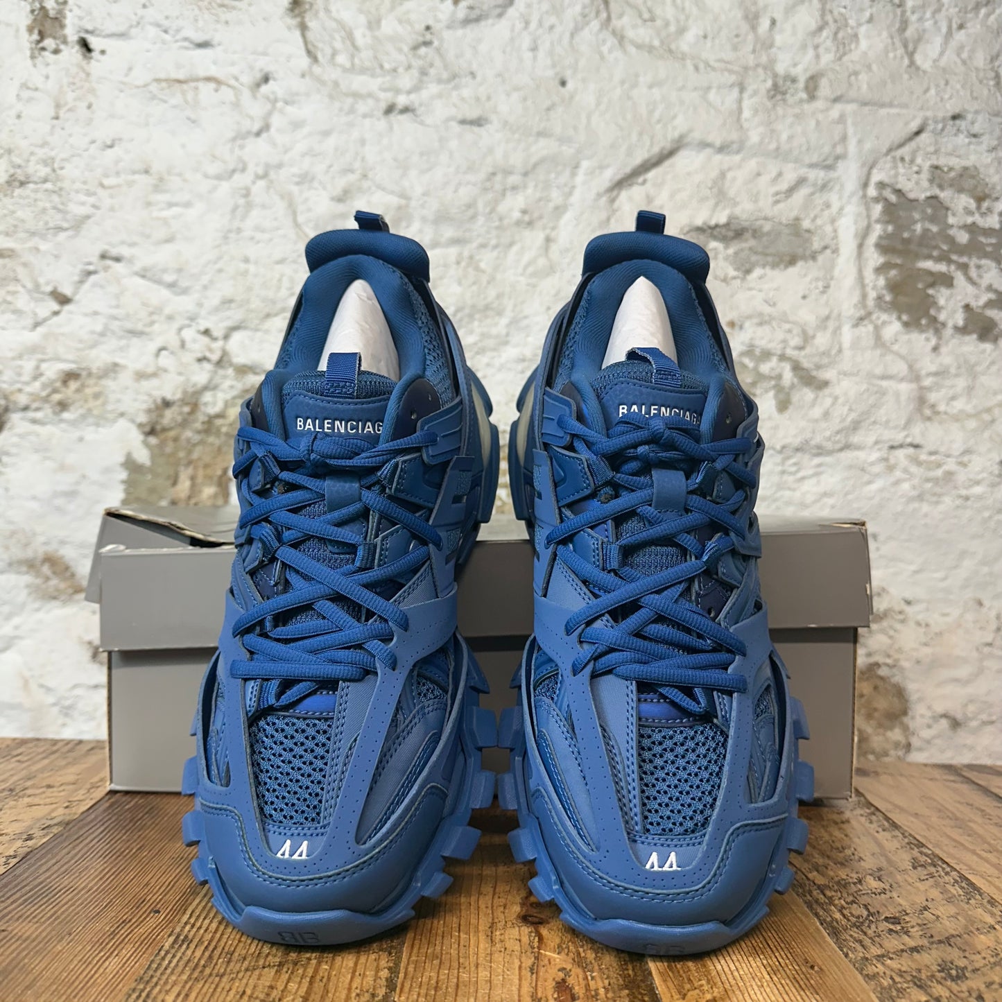 Balenciaga Track Runner Blue LED Sneaker