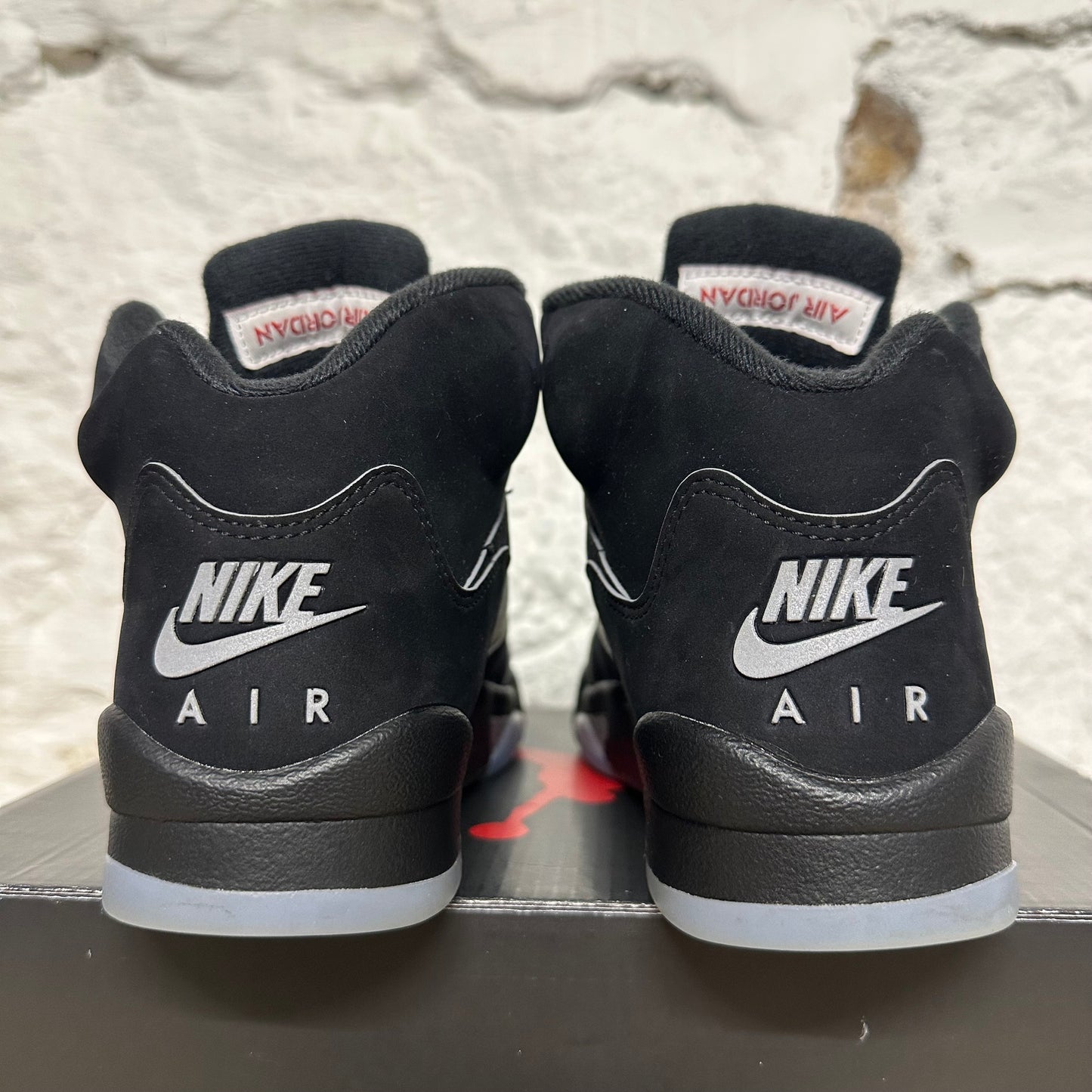 Air Jordan 5 Black Metallic Reimagined Sz 5.5Y