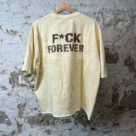 Bottega Desires Sex Money Desires T-Shirt Cream Sz L