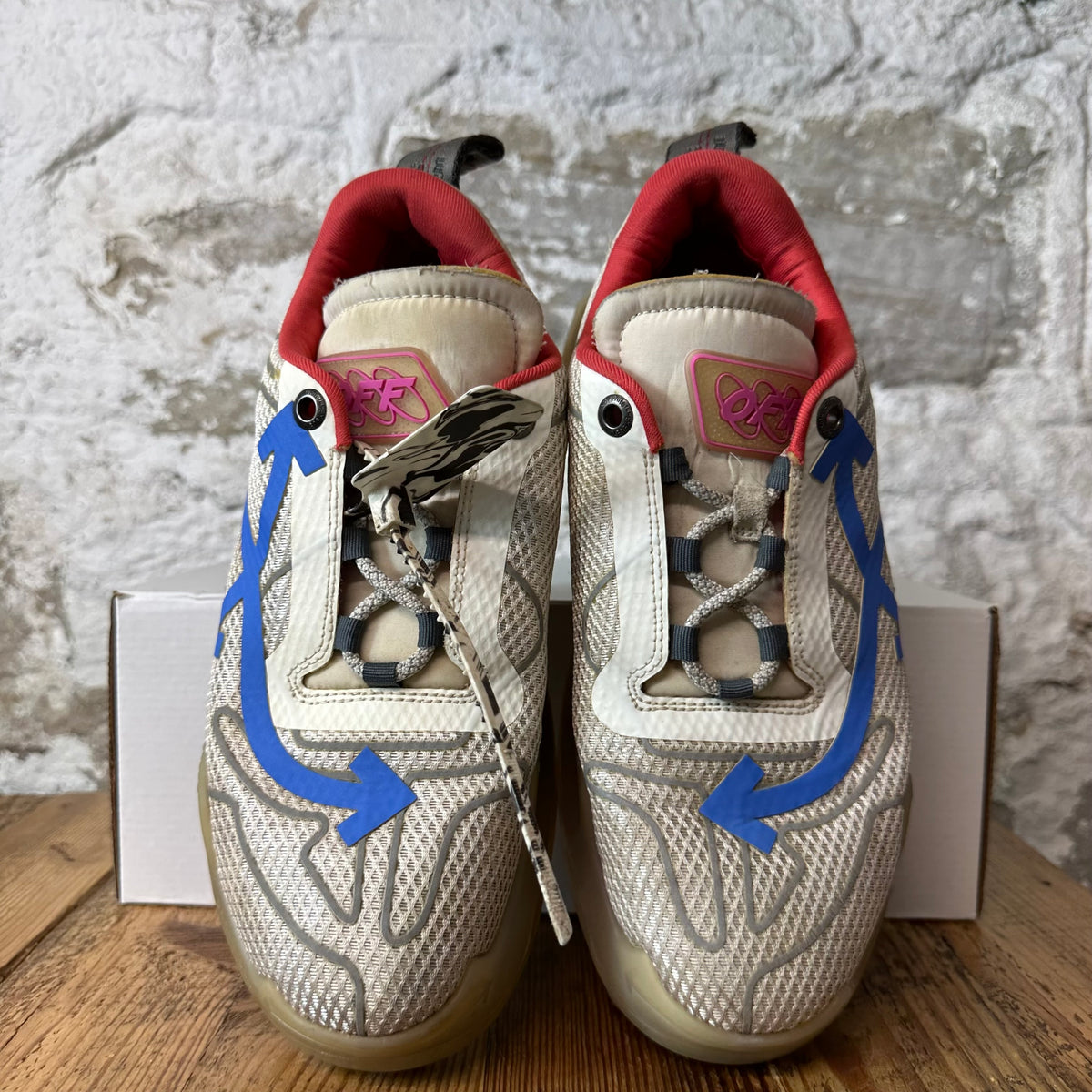 Off-White ODSY 1000 Blue Beige Sneaker Sz 9 (42)