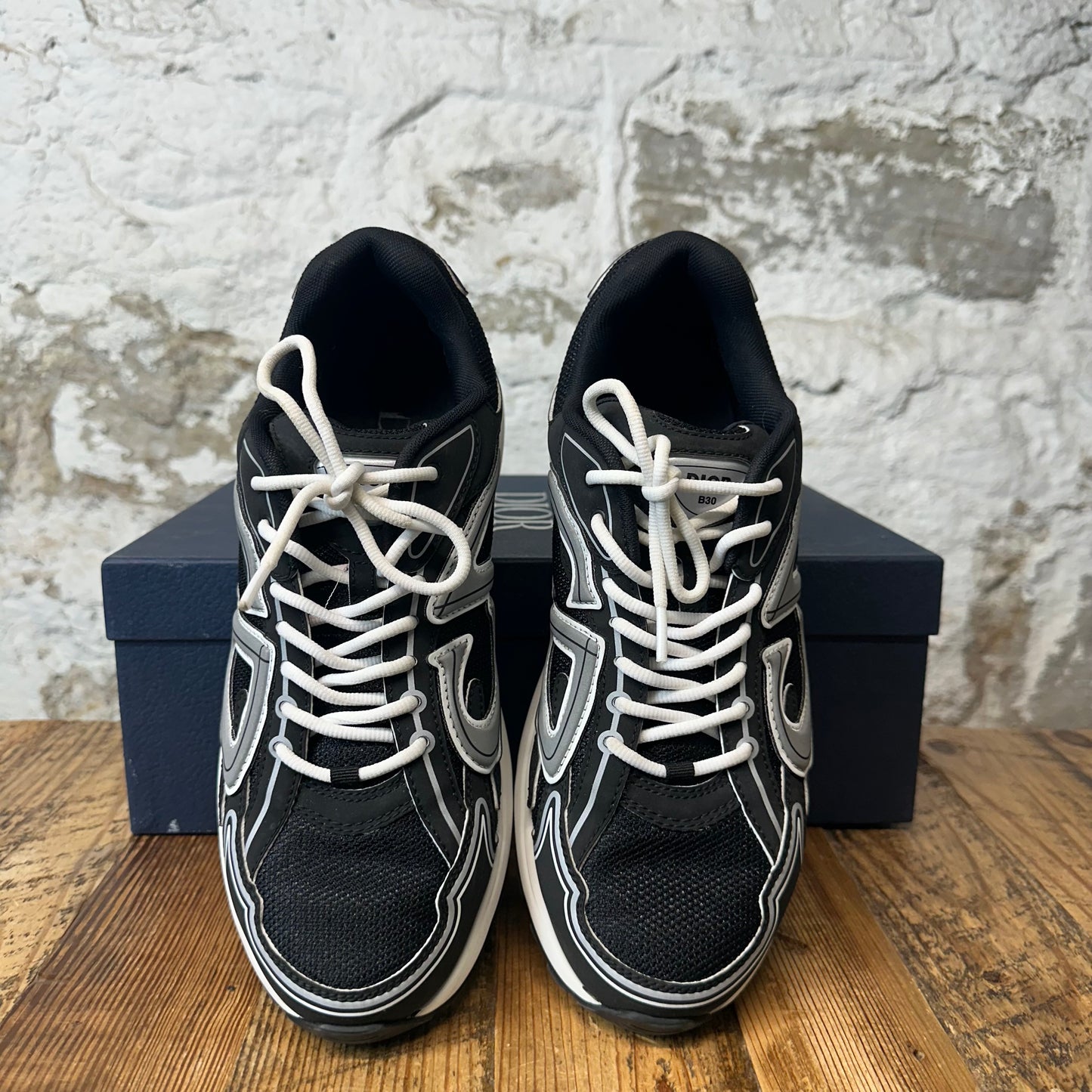 Dior B30 Black Grey White Sneaker Sz 11 (44)