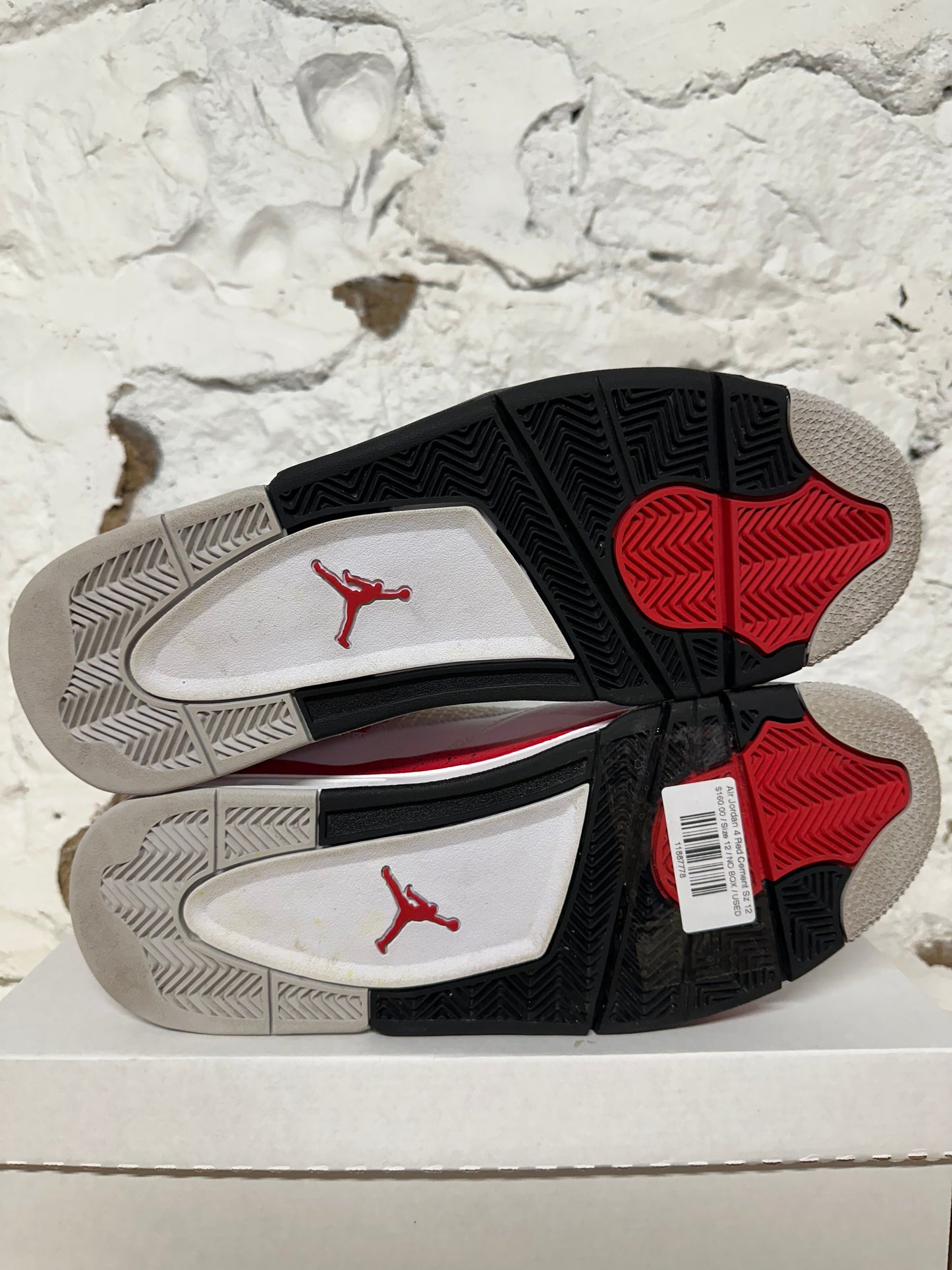 Air Jordan 4 Red Cement Sz 12