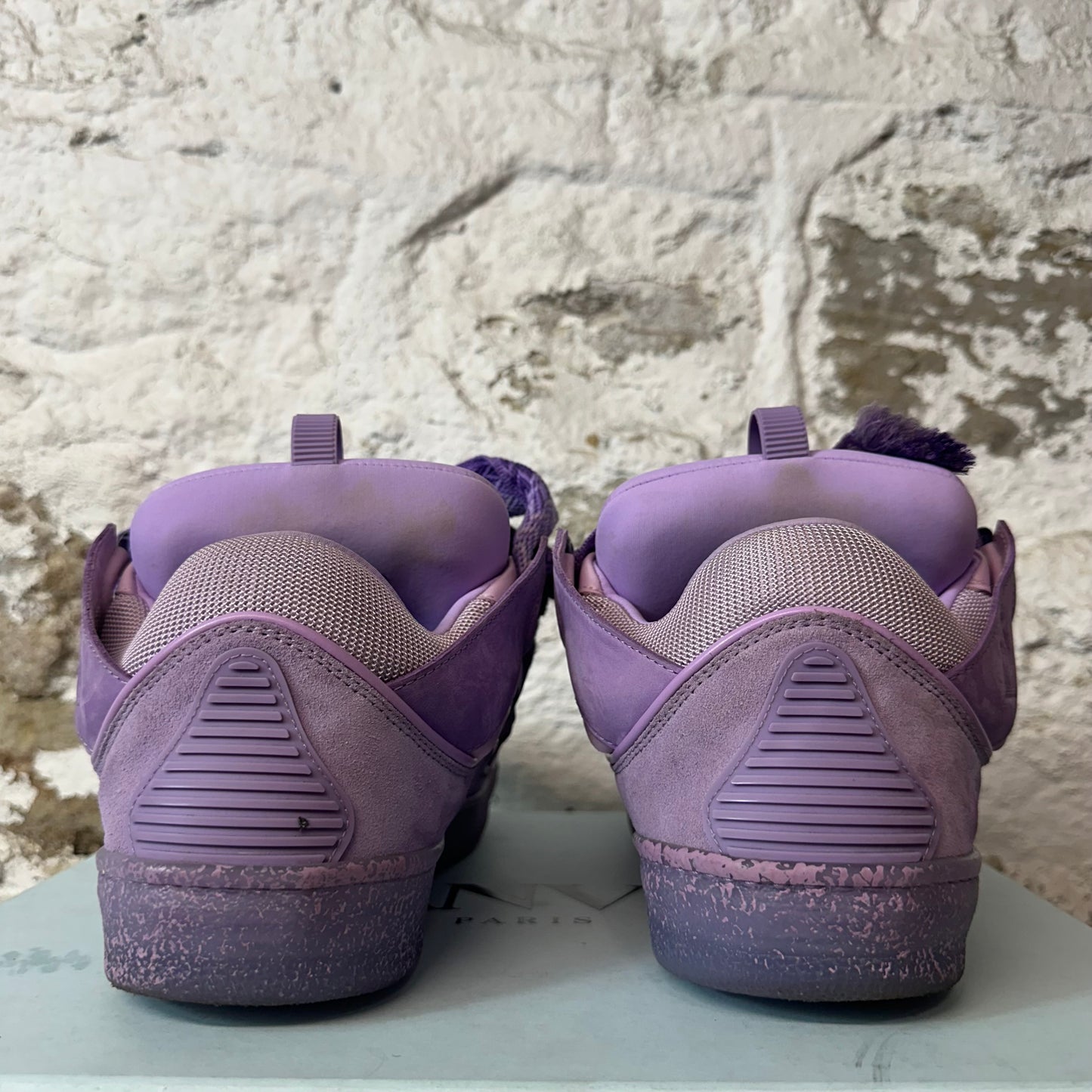 Lanvin Curb Purple Lilac Sneaker Sz 14 (47)